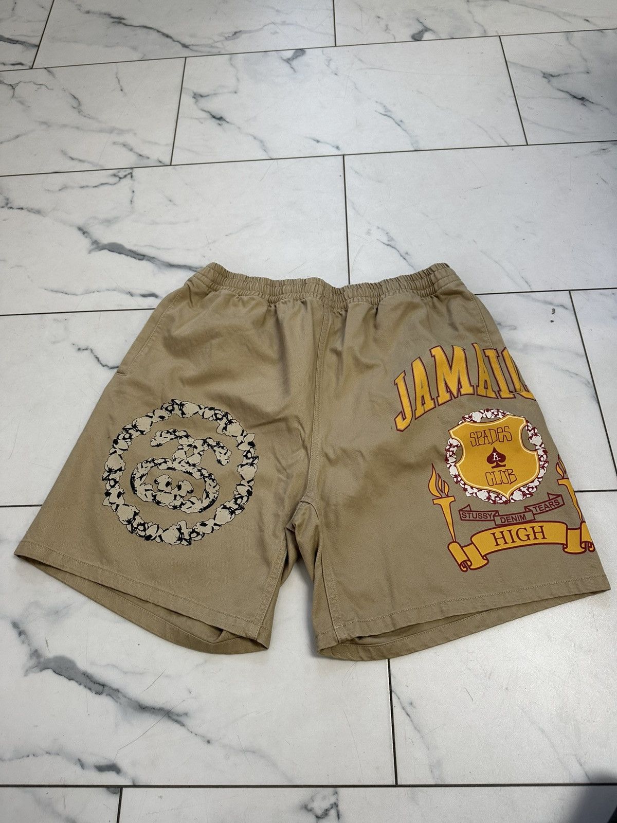 Stussy Denim Tears Gym Short Khaki Lサイズ Buy Stussy x Denim Tears Gym Short 'Khaki' - 312025 KHAK | GOAT