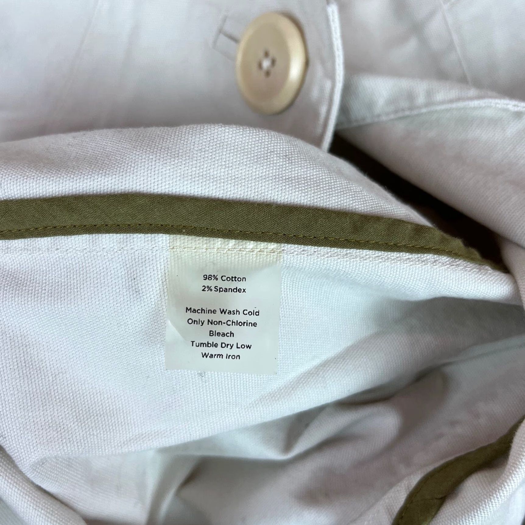Talbots Talbots Womens Blazer Ivory 3/4 Sleeve Open Front Button 14 Jacket Coat Winter Spring Fall Summer Casual Workwear Compact" Size XL / US 12-14 / IT 48-50 - 7 Thumbnail