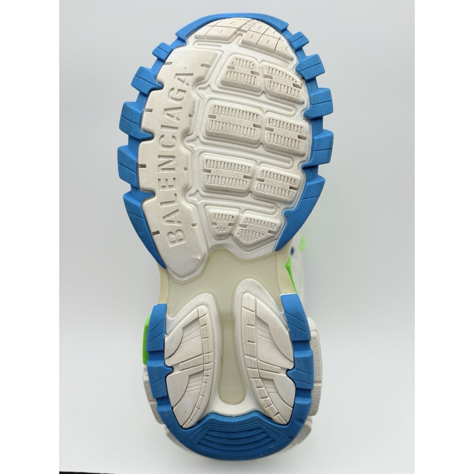 Balenciaga Balenciaga Track ' White Blue Green ' | SUPER CLEAN! Size US 12 / EU 45 - 8 Thumbnail