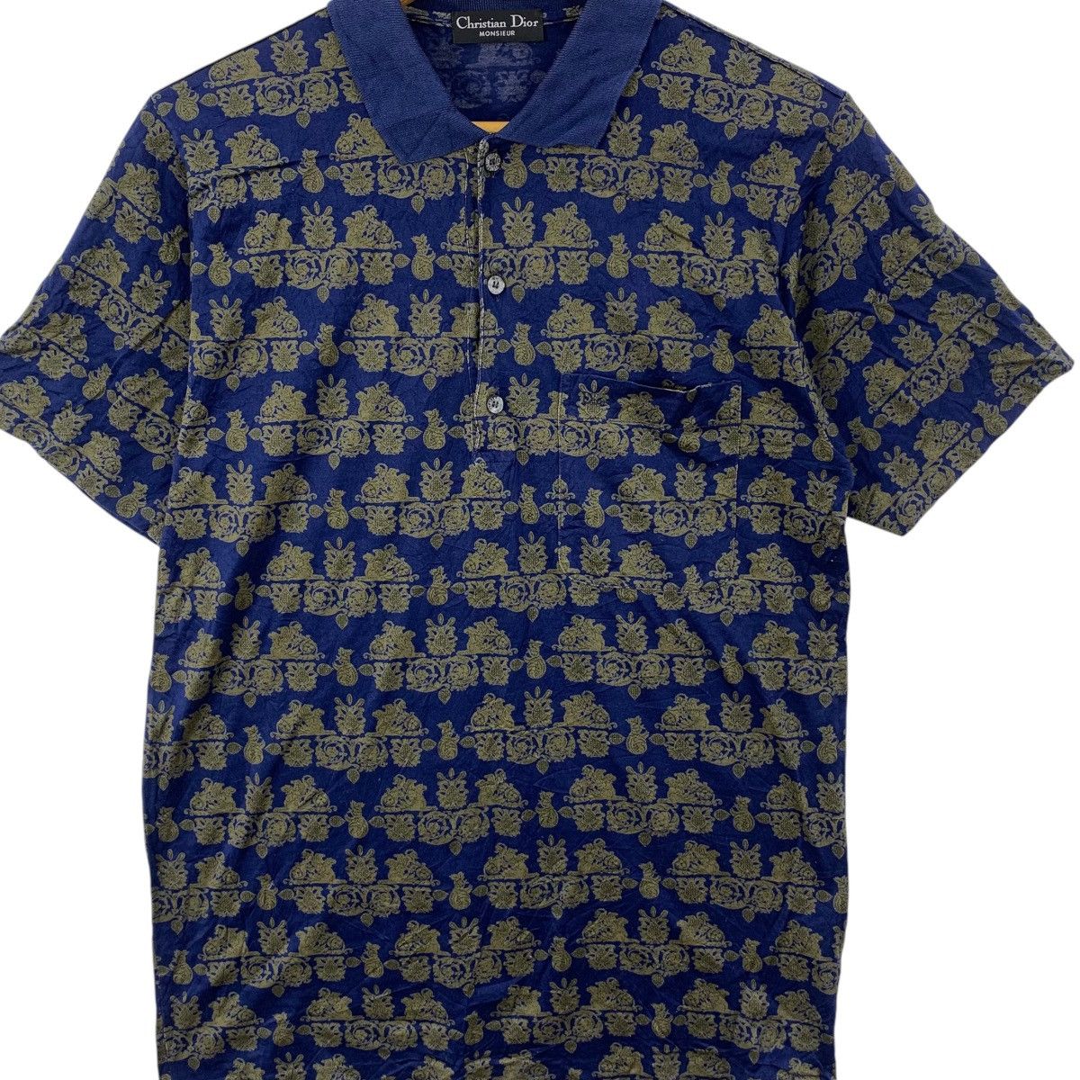 Christian Dior Monsieur Vintage CHRISTIAN DIOR MONSIEUR Monogram Tee Shirt Top Polo Size US S / EU 44-46 / 1 - 3 Thumbnail