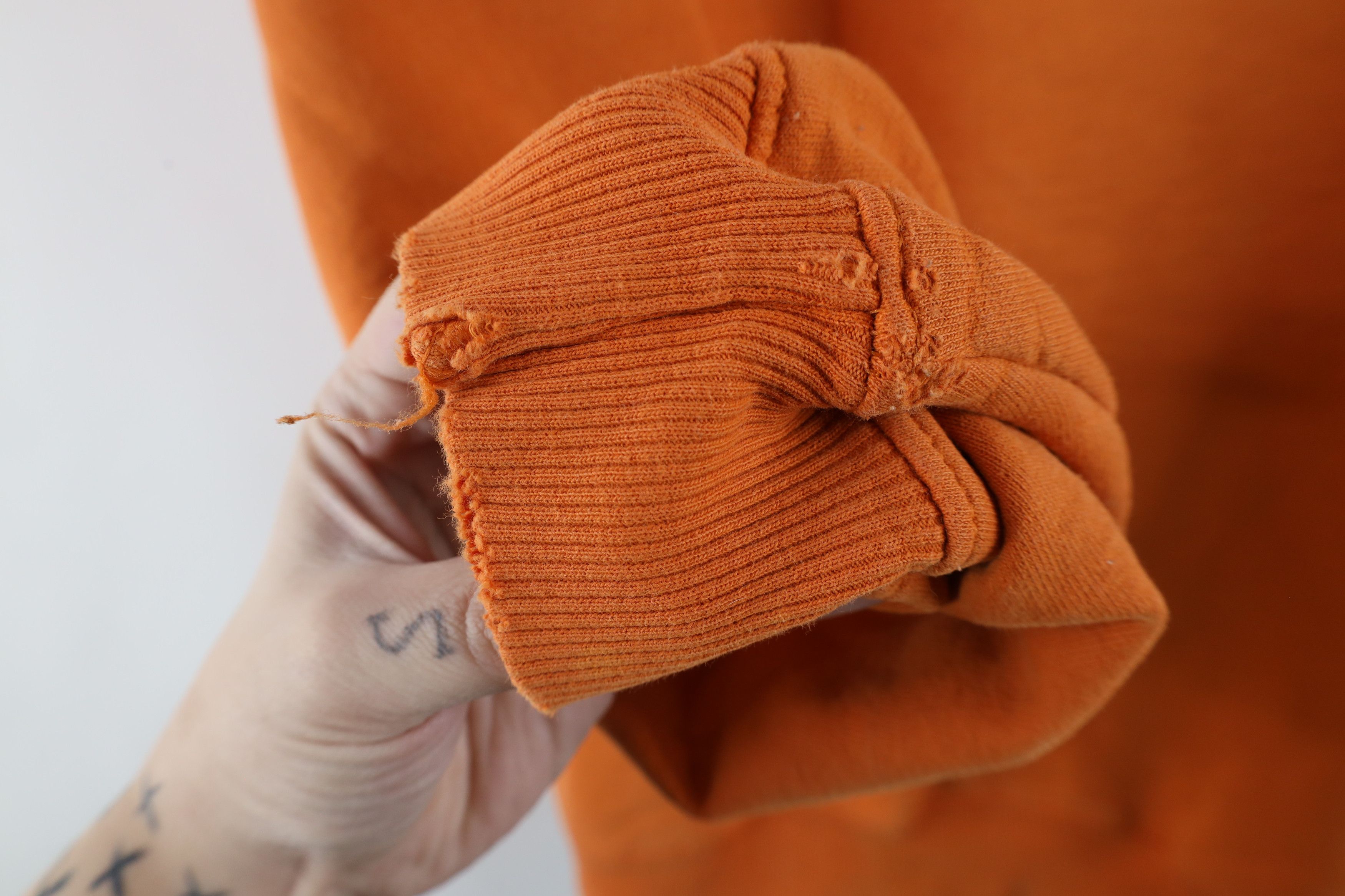 Champion × Vintage Vintage 90s Champion Boxy Fit Crewneck Sweatshirt Orange Size US M / EU 48-50 / 2 - 12 Thumbnail