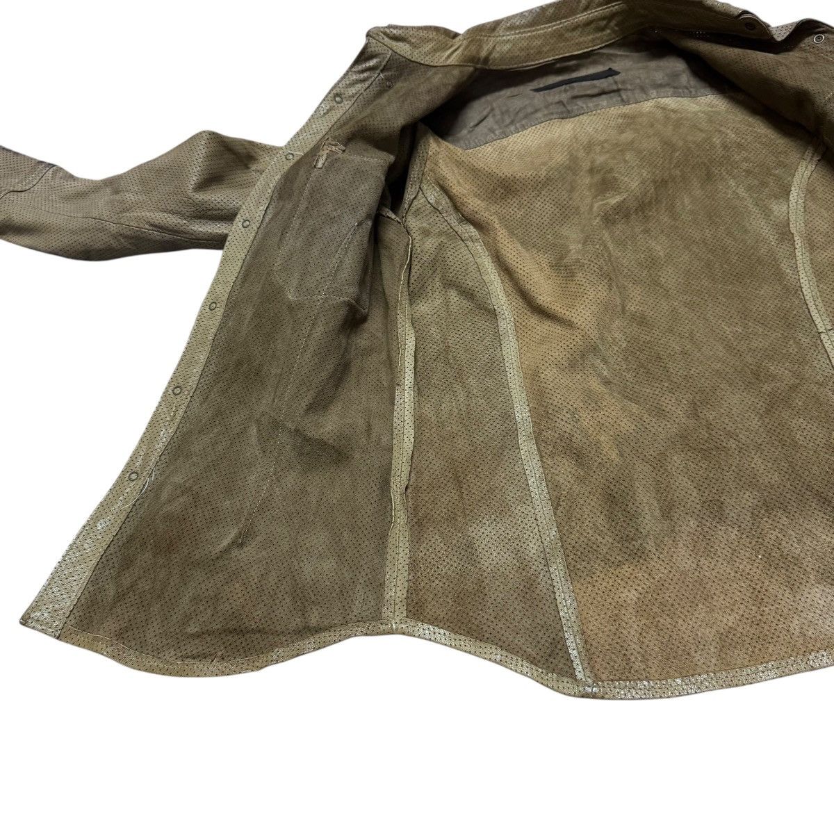 Isamu Katayama Backlash Isamu Katayama Backlash Perforated Leather Western Shirt Size US S / EU 44-46 / 1 - 14 Thumbnail