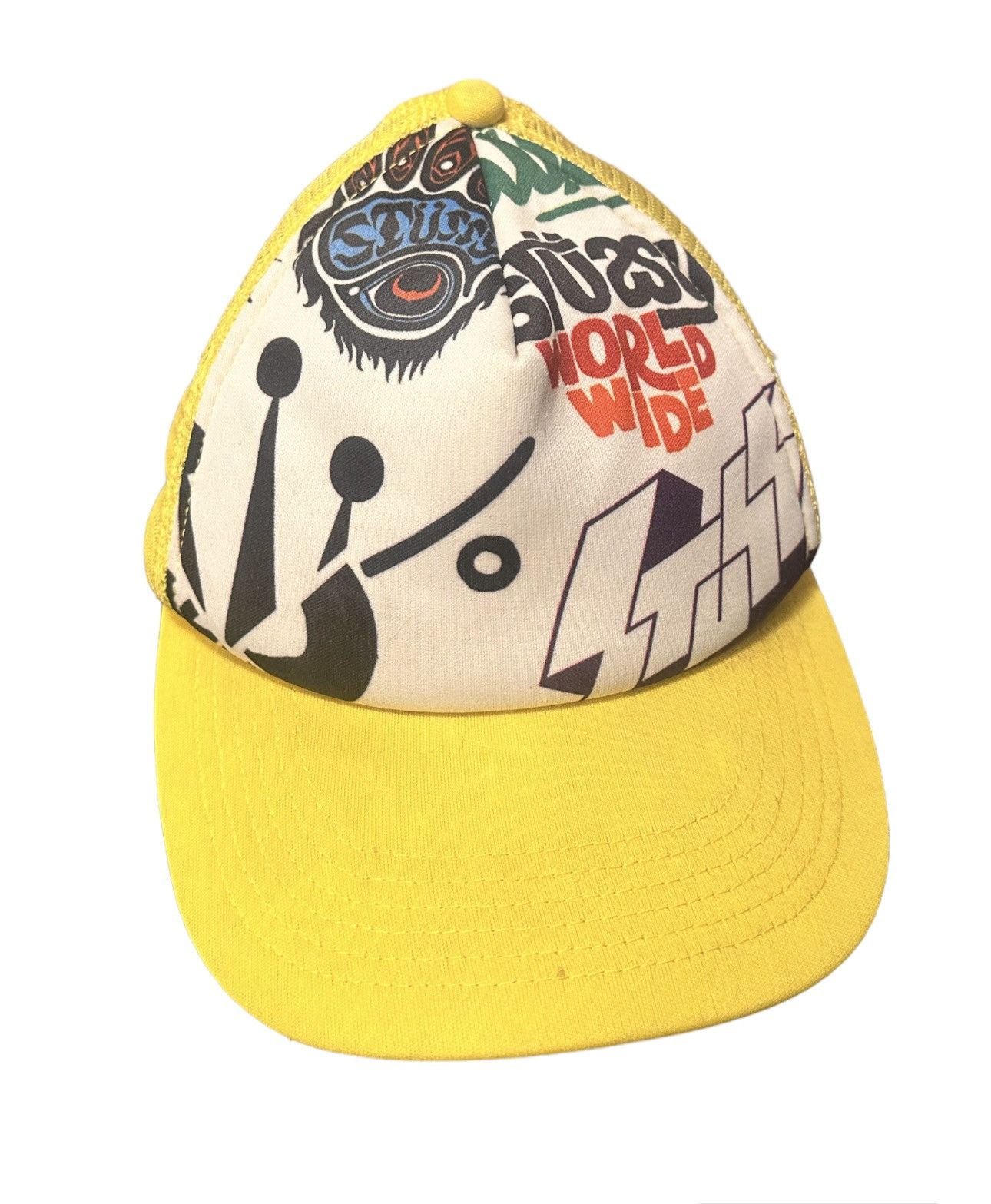 Stussy Yellow Stussy Hat Size ONE SIZE - 1 Thumbnail