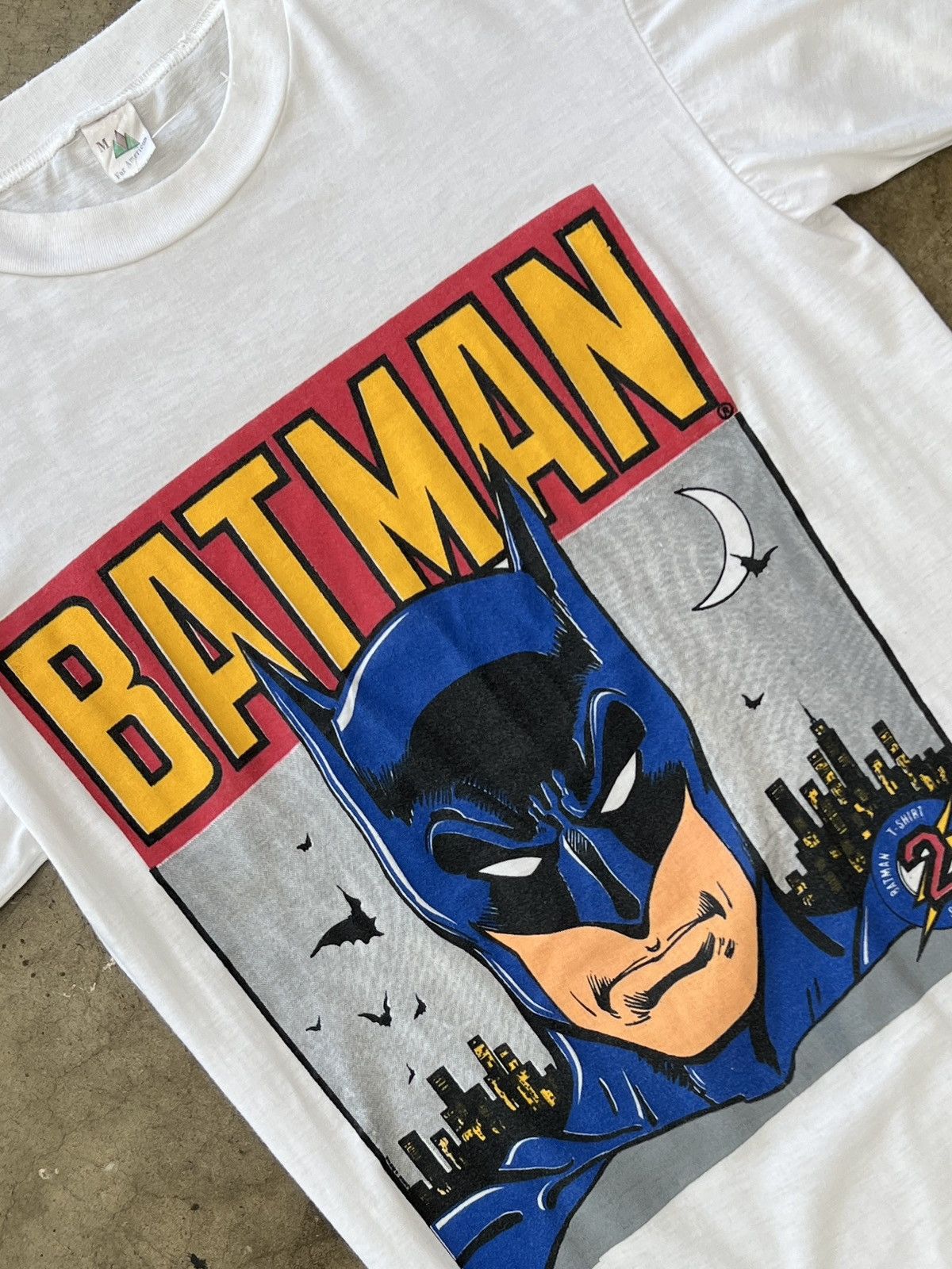 DC Comics Vintage 1988 80s Batman DC Comics SSI Collectible Tee Medium Size US M / EU 48-50 / 2 - 1 Thumbnail
