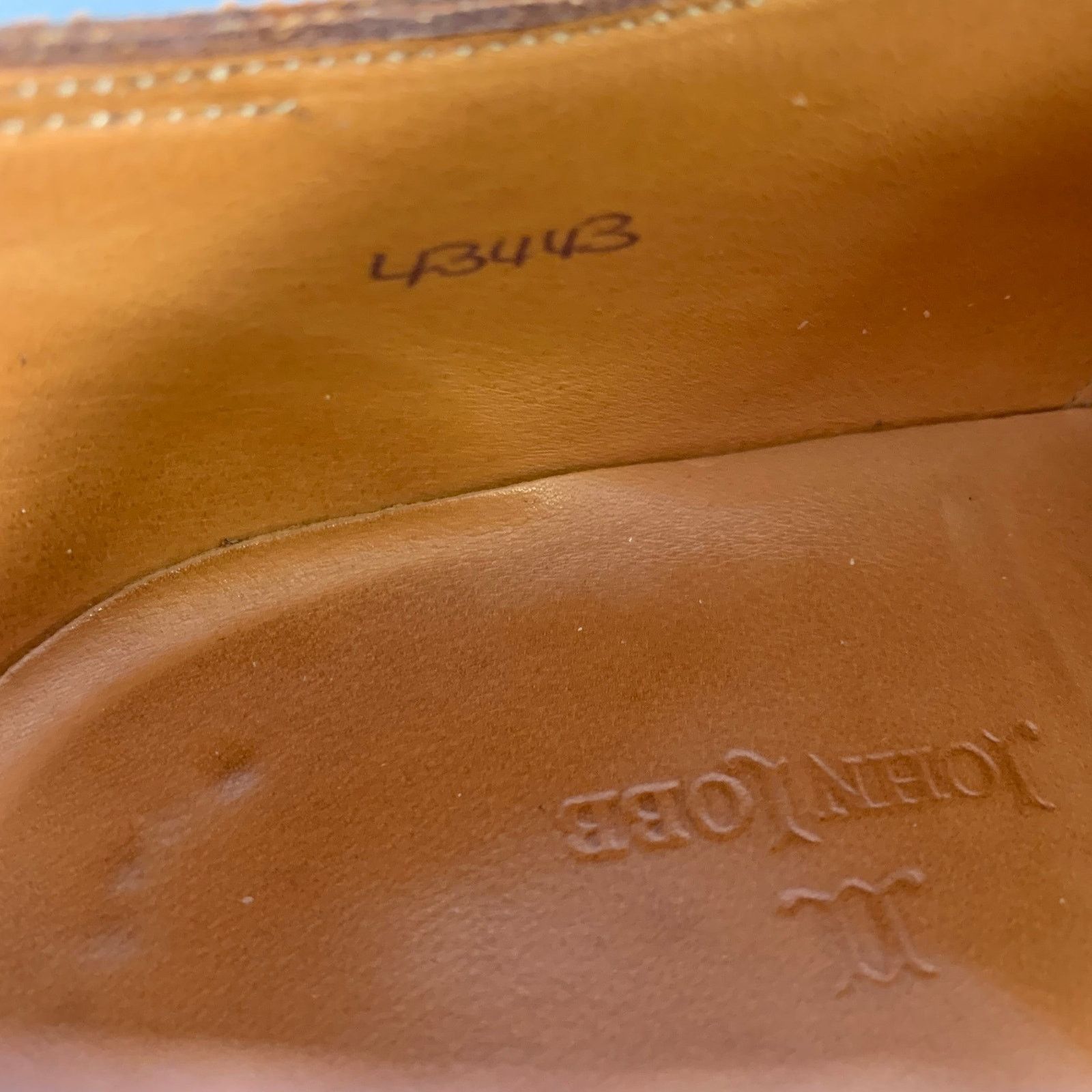 John Lobb JOHN LOBB Size 9 Camel Leather Pointed Toe Lace Up Shoes Size US 9 / EU 42 - 7 Thumbnail