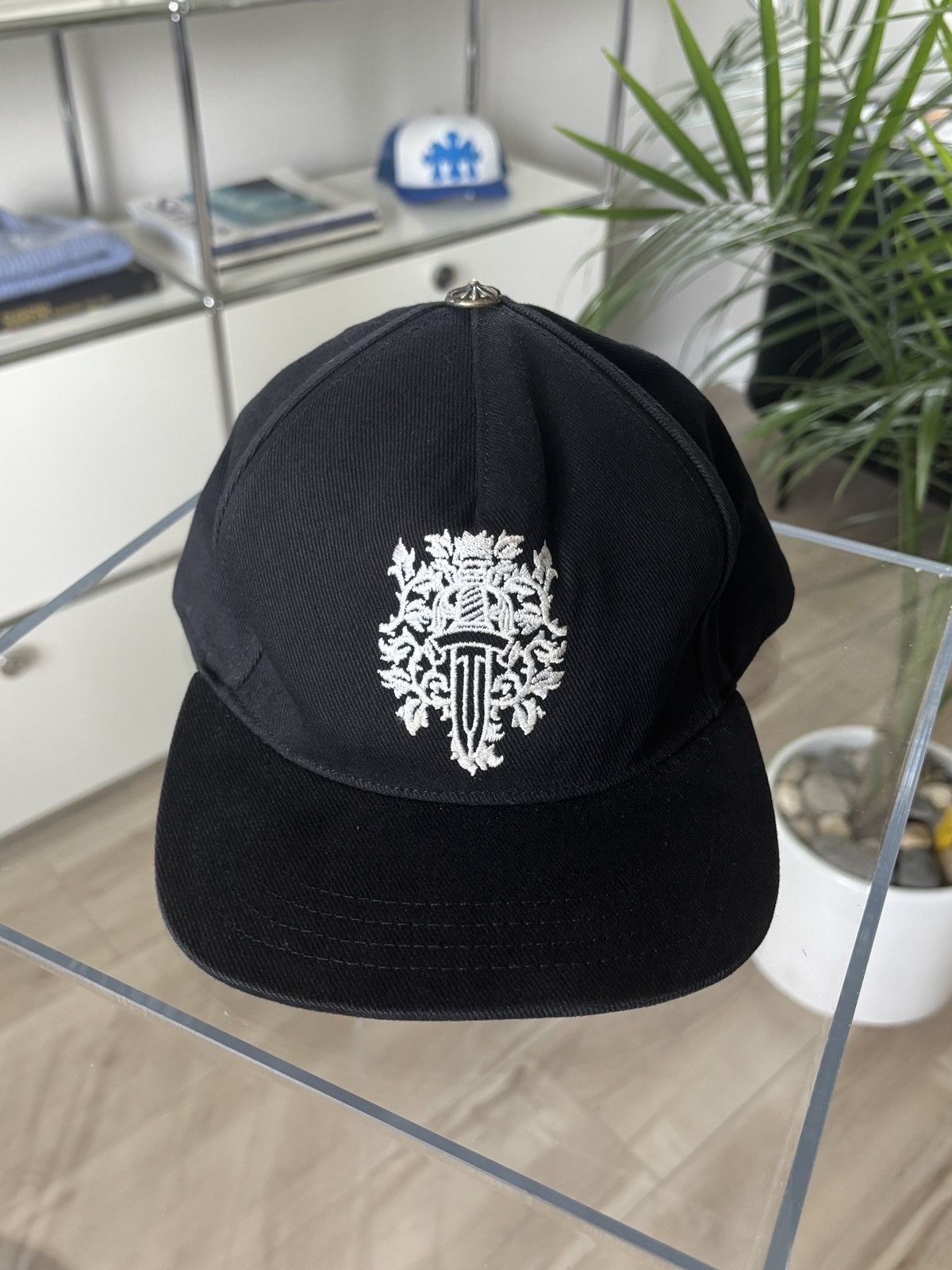 Chrome Hearts CHROME HEARTS FLORAL DAGGER DENIM HAT Size ONE SIZE - 3 Thumbnail