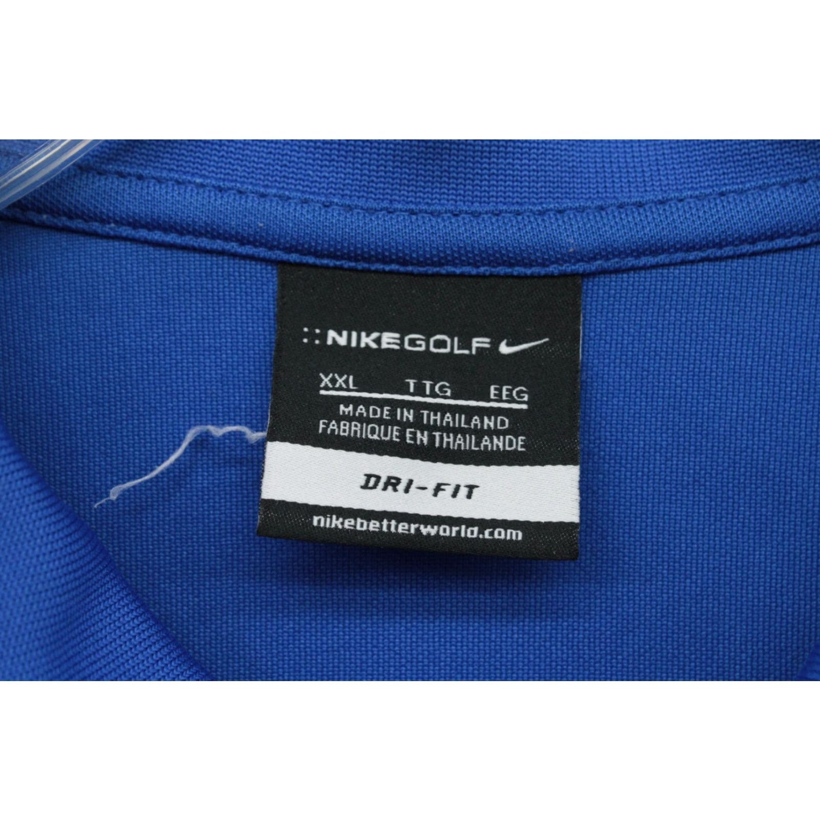 Nike Nike Golf Polo Shirt Men's XXL Blue Dri Fit Performance Stylish Preppy Modern Polo Shirt Nike Dri-Fit Golf Blue 2XL Mens Size US XXL / EU 58 / 5 - 4 Thumbnail