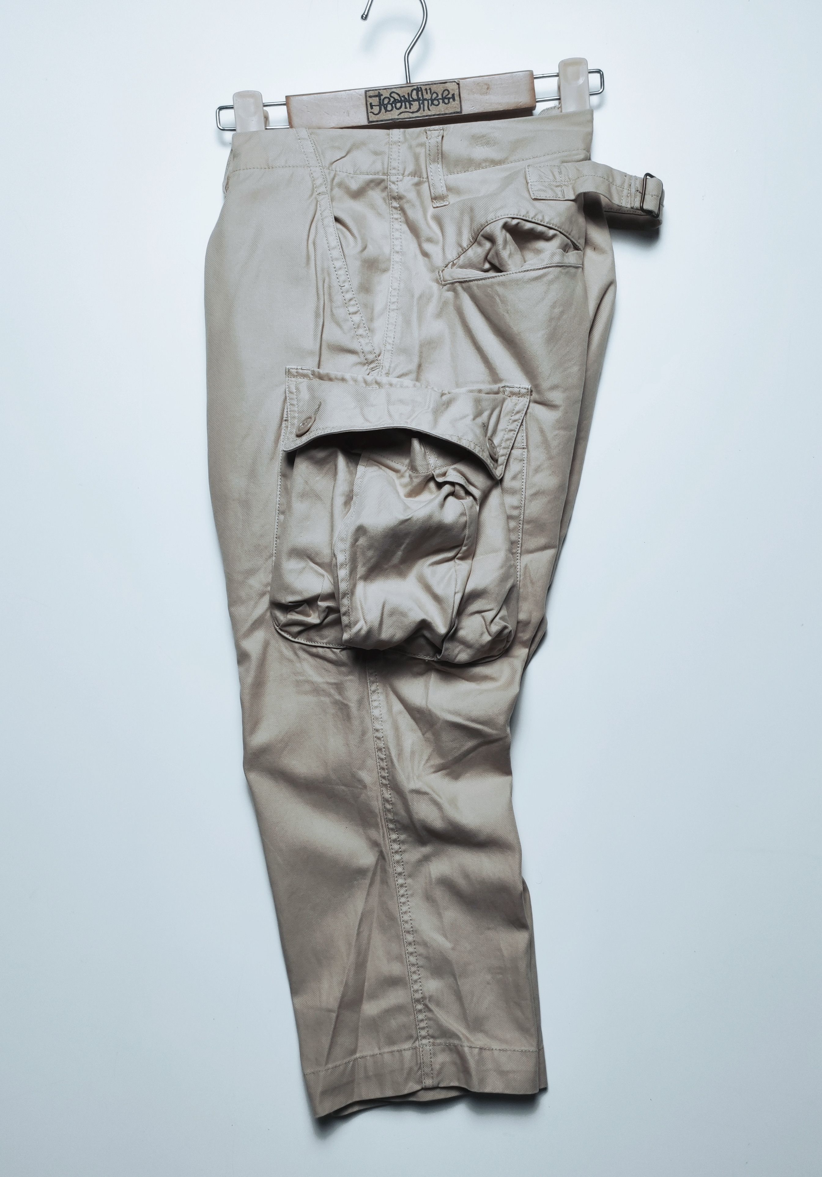 Other Nano Universe Drop Crotch Multipocket Cargo 3/4 Pants Size US 32 / EU 48 - 2 Thumbnail