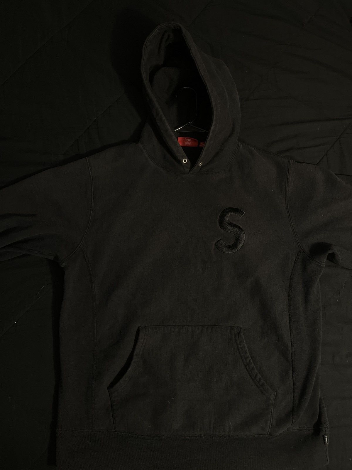 Supreme Black supreme hoodie Size US L / EU 52-54 / 3 - 1 Thumbnail