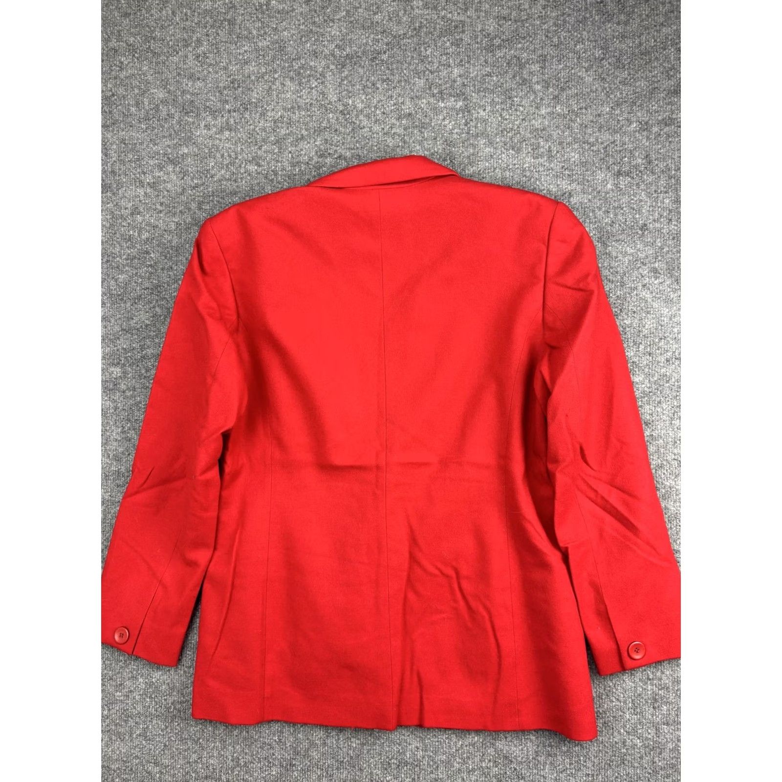 Pendleton VINTAGE Pendleton Blazer Womens 8 Red 100% Wool Single Button Lined Classic Jacket Size M / US 6-8 / IT 42-44 - 7 Thumbnail