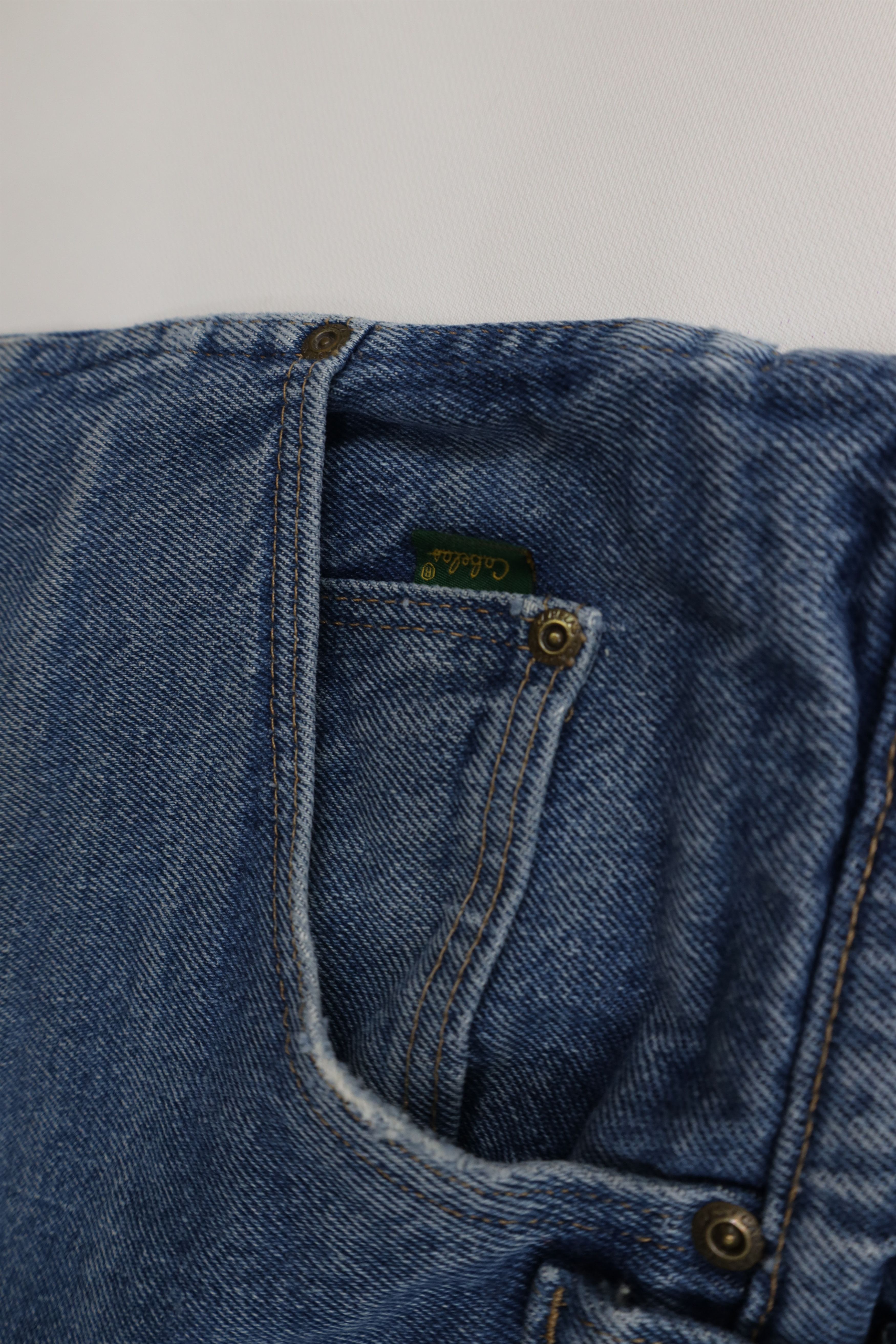 Cabelas Vintage 90s Cabelas Heavyweight Fleece Lined Denim Jeans Size US 34 / EU 50 - 11 Thumbnail