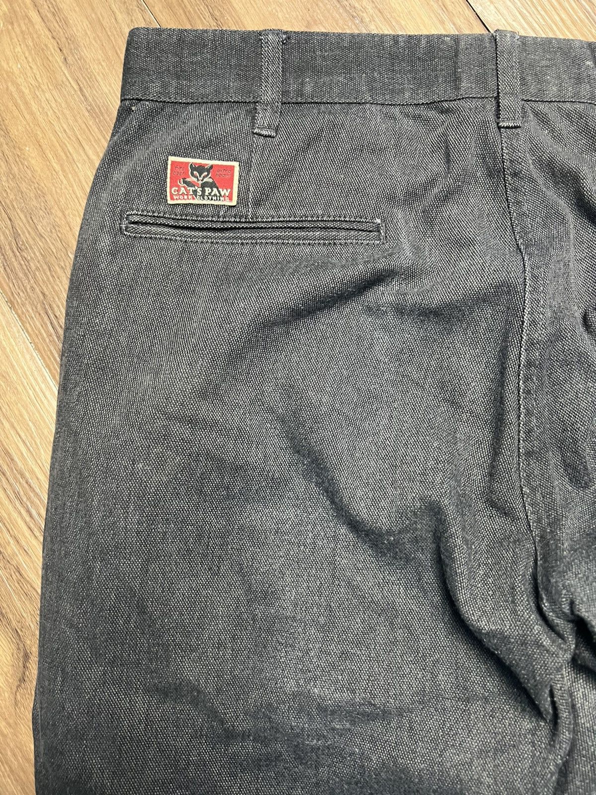 CAT'S PAW Cat's Paw Workwear Grey Duck Canvas Pants (43) Size US 33 - 9 Thumbnail