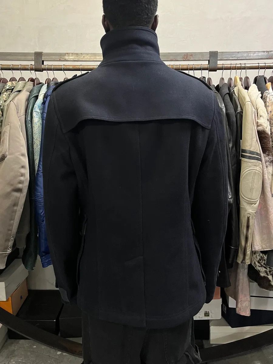 Dolce & Gabbana 2000s Dolce & Gabbana Black Peacoat Officer Jacket Size US M / EU 48-50 / 2 - 5 Thumbnail