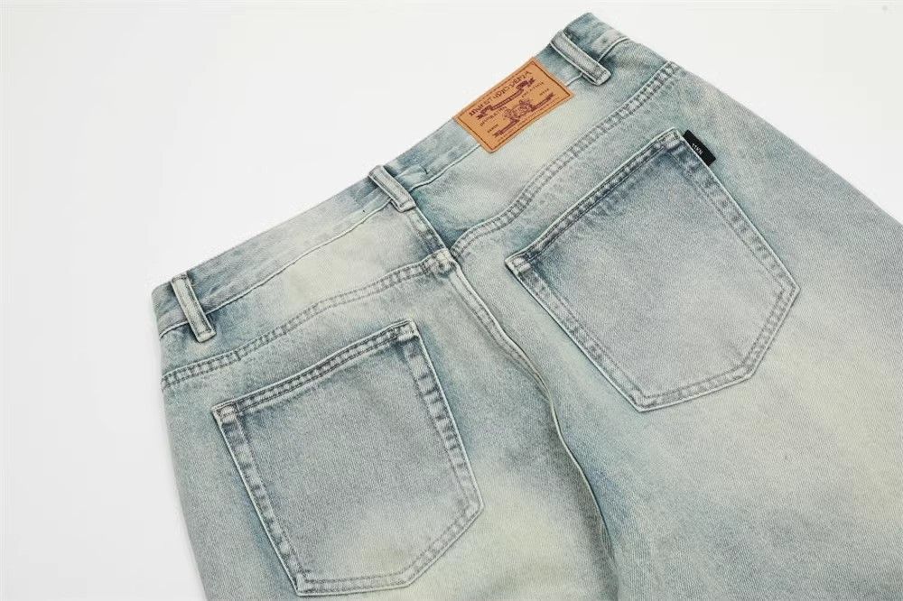 Japanese Brand Street trend hip hop retro washed jeans y2k Size US 34 / EU 50 - 5 Thumbnail