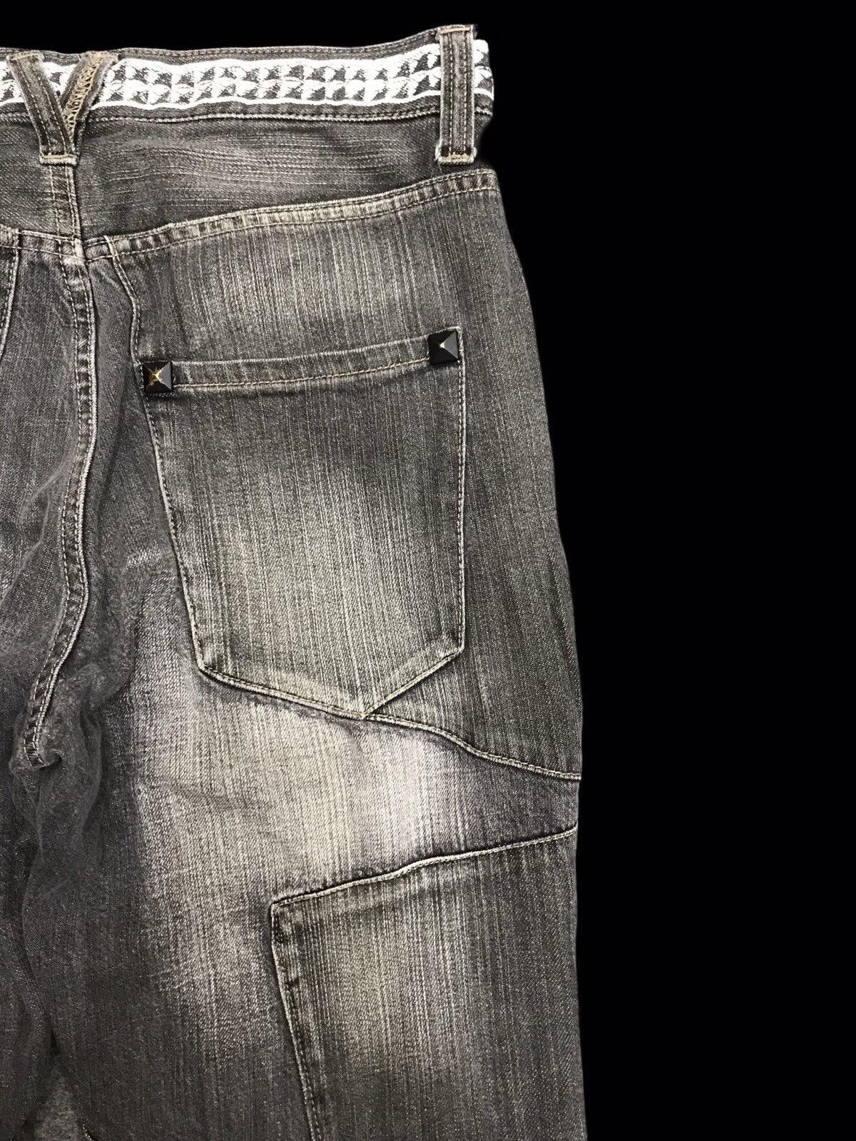 PPFM 💥ARCHIVAL💥VERY RARE PPFM STAR DESIGN SICK FADES DENIM F347 Size US 32 / EU 48 - 10 Thumbnail
