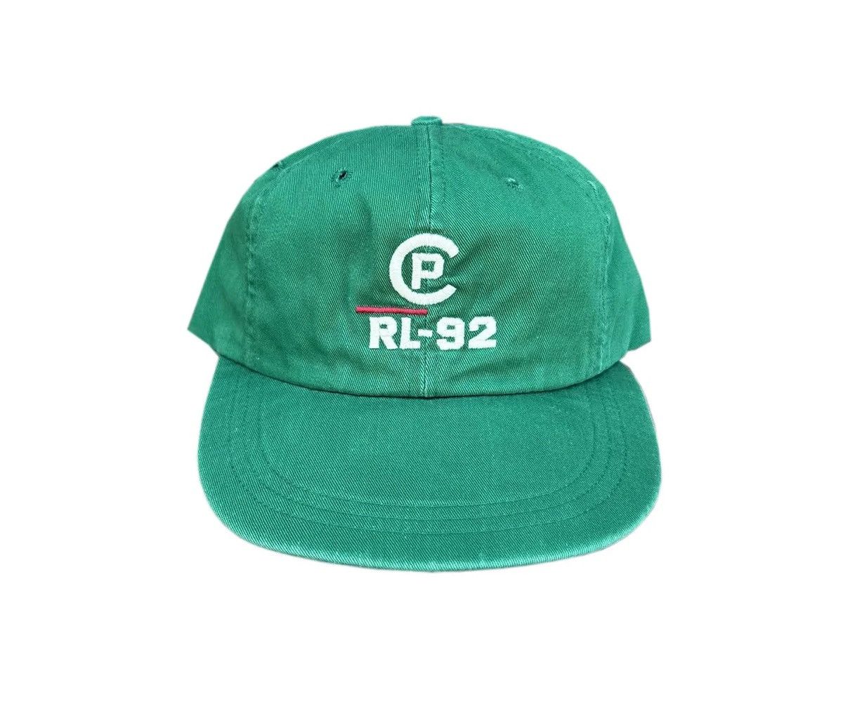 Polo Ralph Lauren Vintage Polo RL-92 Green / Red Fitted Hat (Size M) Size ONE SIZE - 1 Thumbnail