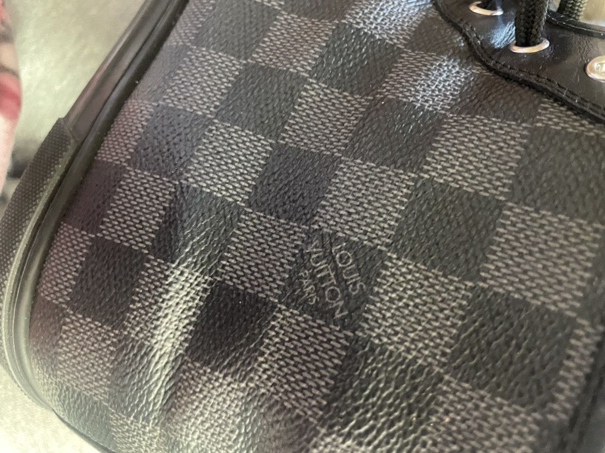 Louis Vuitton Louis Vuitton Damier Hi-Top Sneakers Size US 12 / EU 45 - 5 Thumbnail