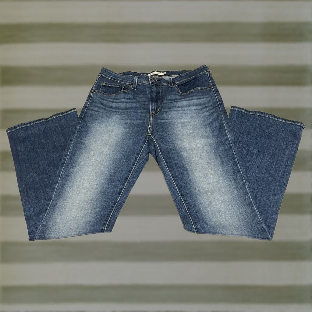 Levi's Levi's 725 High Rise Bootcut Jeans Blue Stretch Women’s 32x34 32x32 Regular High Rise Denim 5-Pocket Button Zip Jeans Women Size 24" / US 00 / IT 34 - 1 Thumbnail