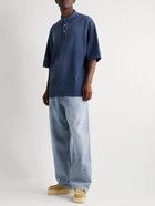 Acne Studios o1y1024 Polo Shirt in Blue Size US XL / EU 56 / 4 - 2 Thumbnail