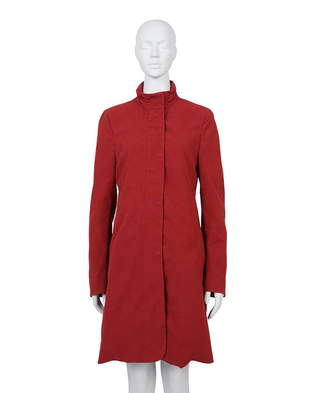 Burberry Burberry Prorsum F/W2000 Stopper Neck Red Coat Size XS / US 0-2 / IT 36-38 - 2 Thumbnail