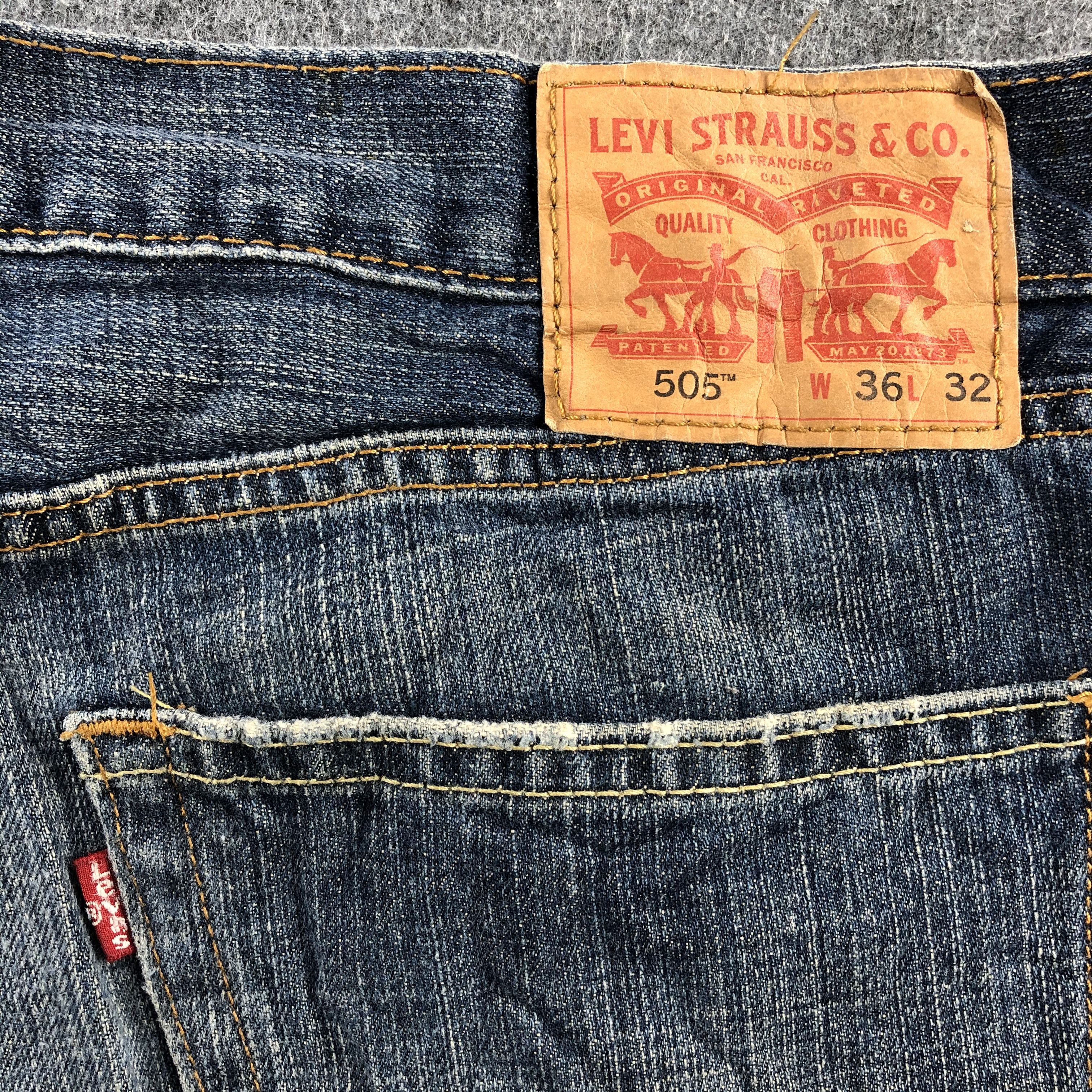 Levi's Vintage Levis 505 Painter Jeans-JM797 Size US 36 / EU 52 - 5 Thumbnail