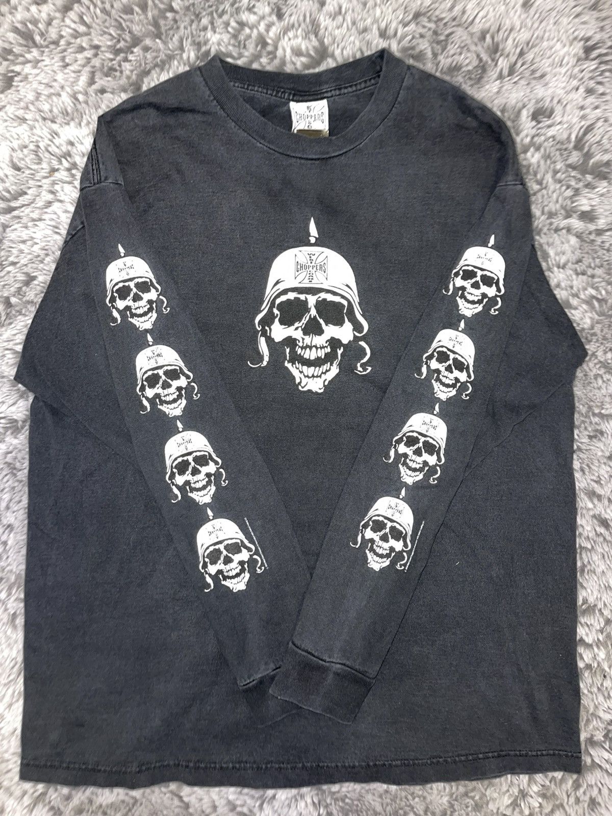 West Coast Choppers 2003 West Coast Choppers Skull LS Size US XL / EU 56 / 4 - 1 Thumbnail