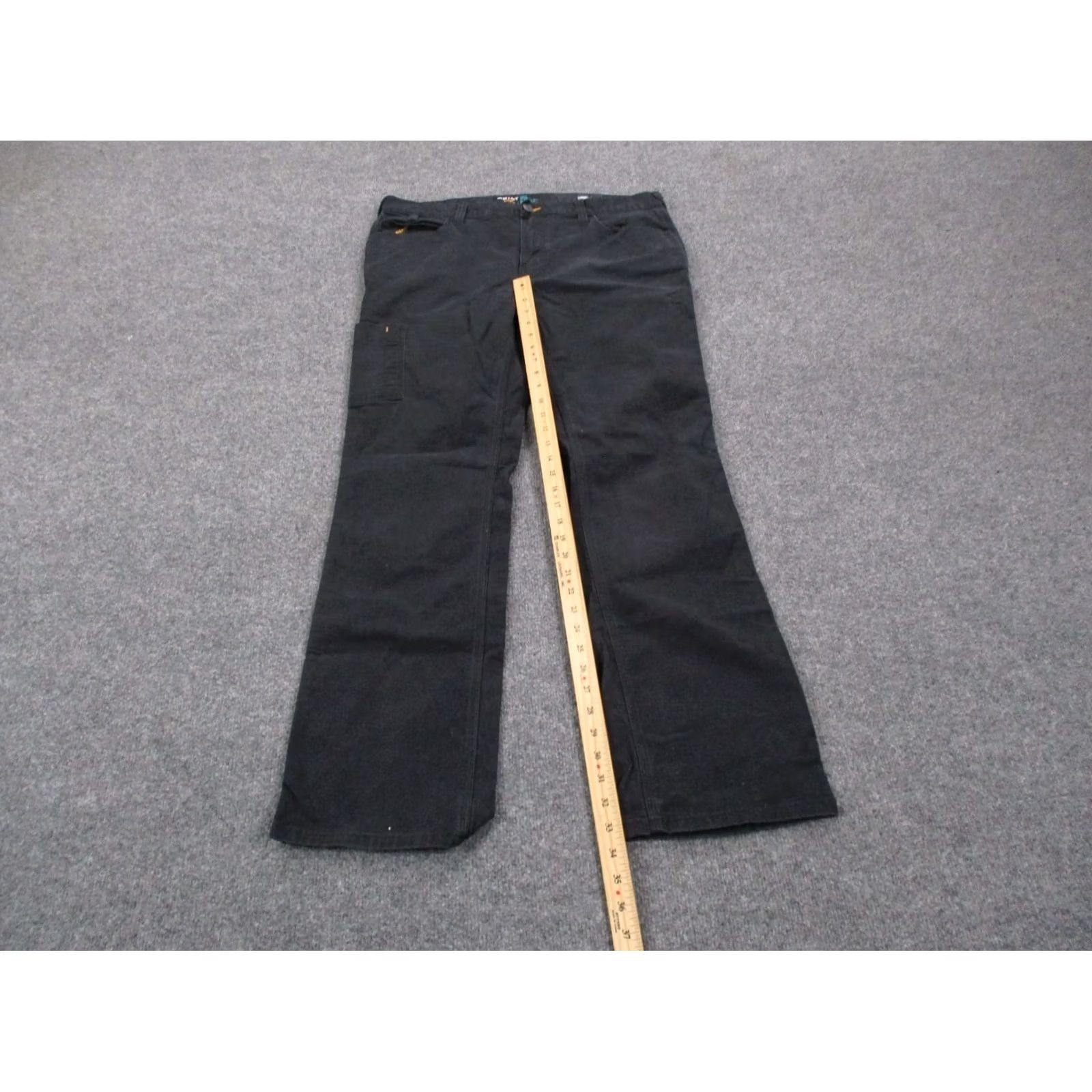 Ariat Ariat Jeans Mens 36 X 34 Black Denim Slim Straight Leg Work Country Regular Size 36 Mens Jeans Black Denim Ariat Straight Slim 90s? Size US 36 / EU 52 - 3 Thumbnail