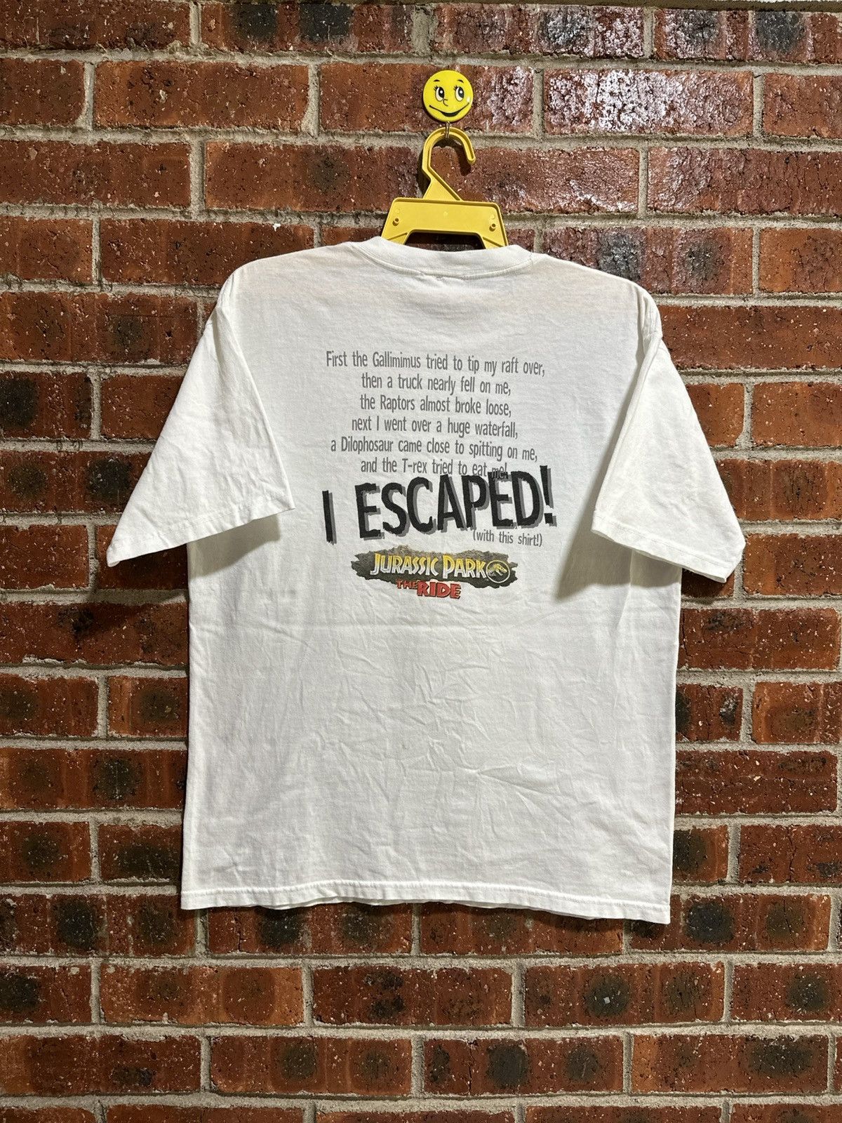 Universal Studios × Vintage Vintage Jurassic Park The Ride Faded Tee Size US L / EU 52-54 / 3 - 7 Thumbnail