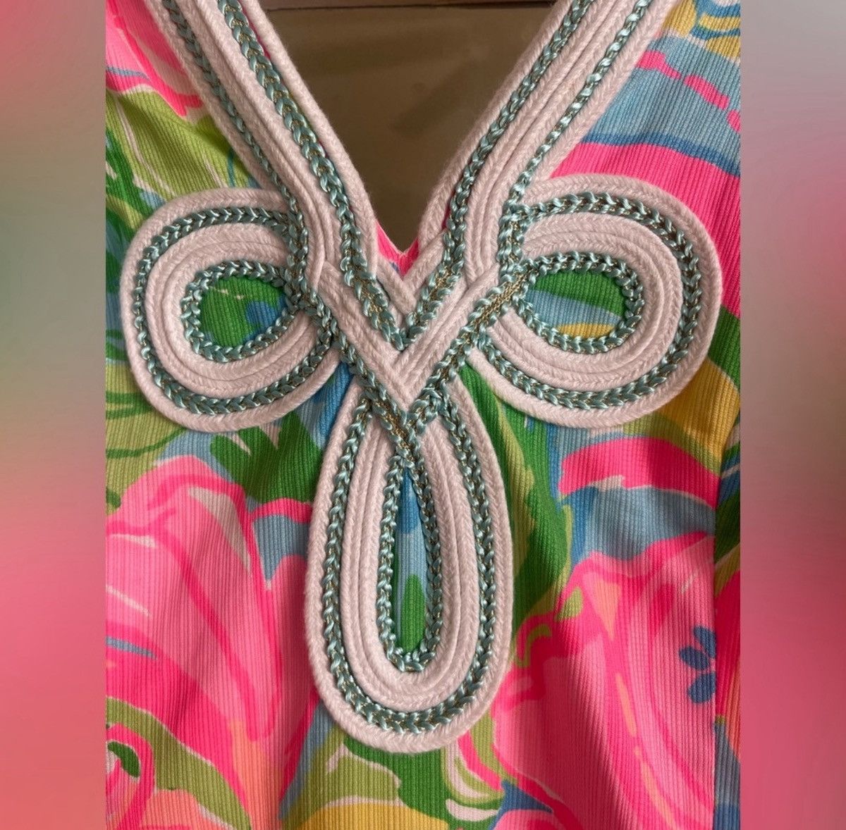 Lilly Pulitzer Lilly Pulitzer Tessa Shift So A Peeling Dress Size XXS / US 00 / IT 34 - 3 Thumbnail