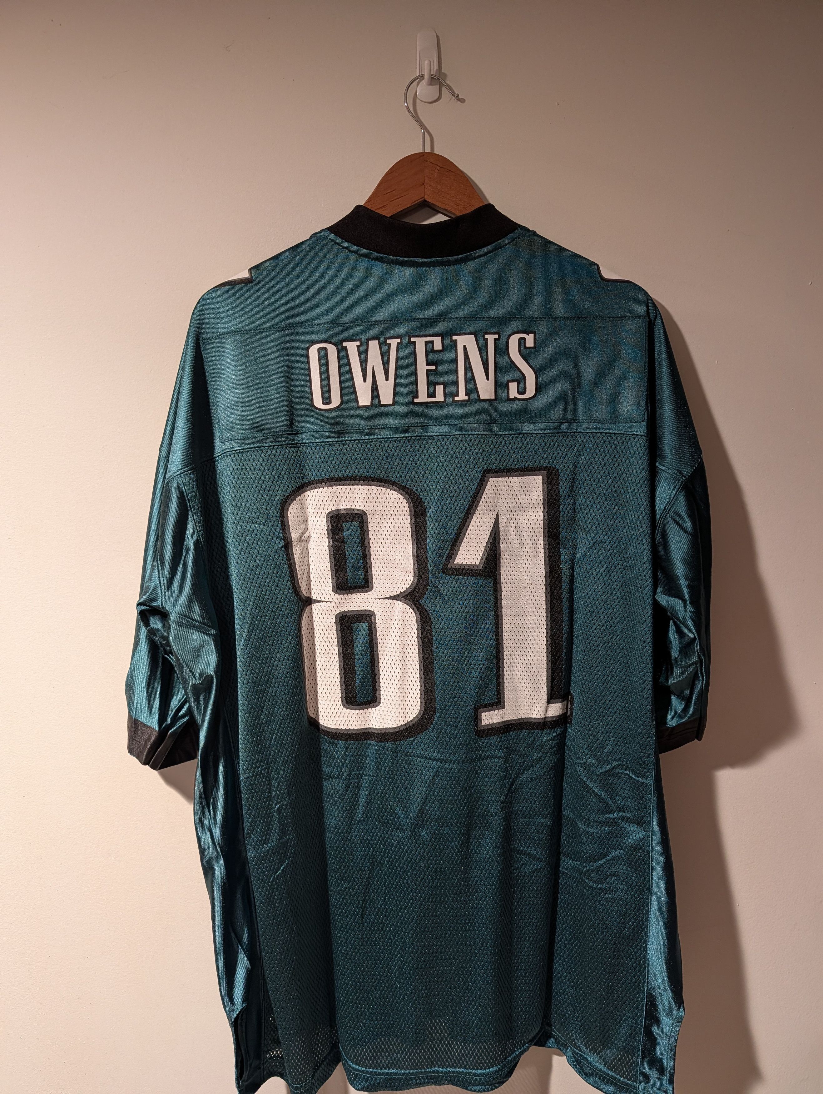 NFL Y2K Reebok Philadelphia Eagles Terrell Owens #81 Jersey Size US XL / EU 56 / 4 - 1 Thumbnail