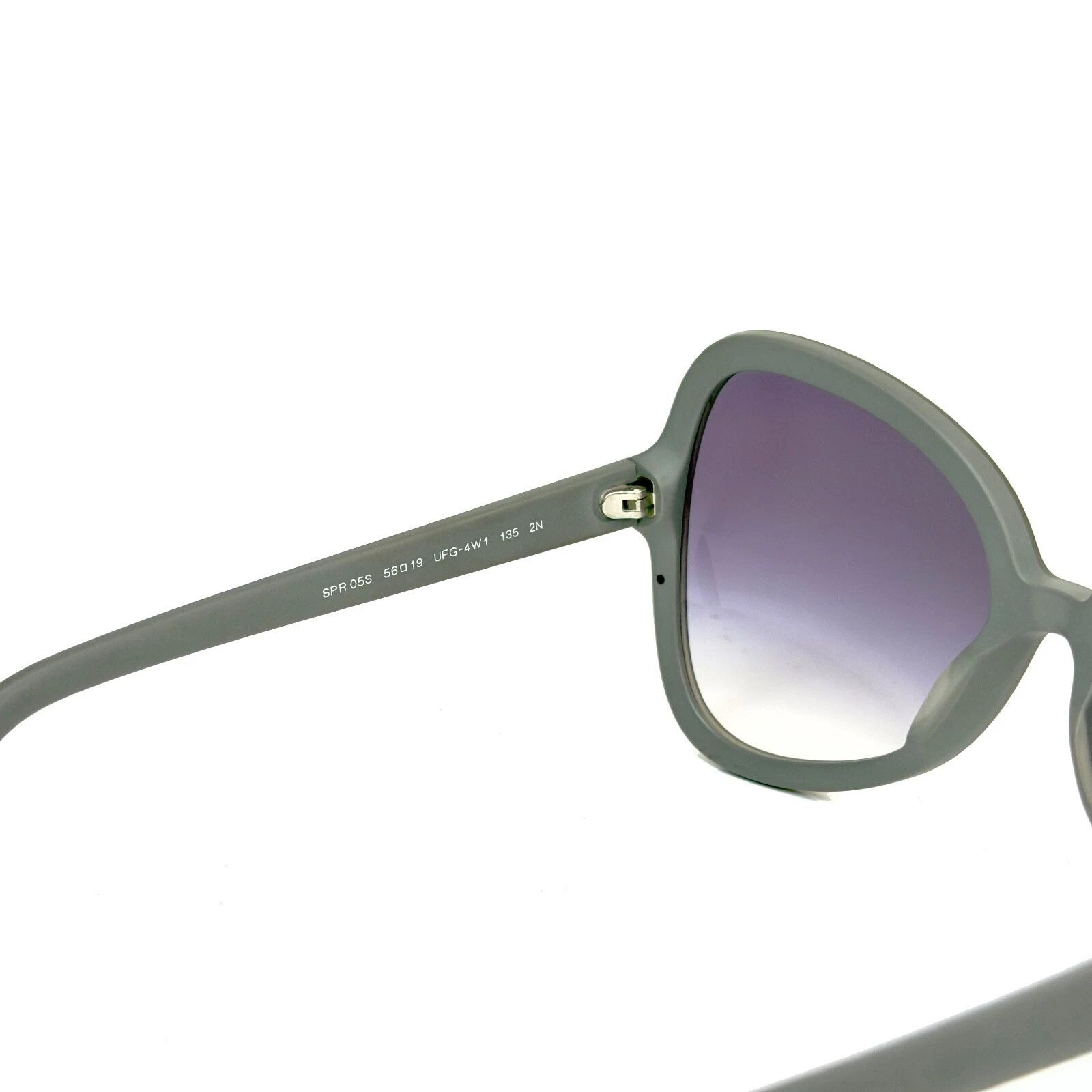 Prada PRADA PR05SS SOFT POP 05S Triangle Matte Grey Violet 05SS Size ONE SIZE - 5 Thumbnail