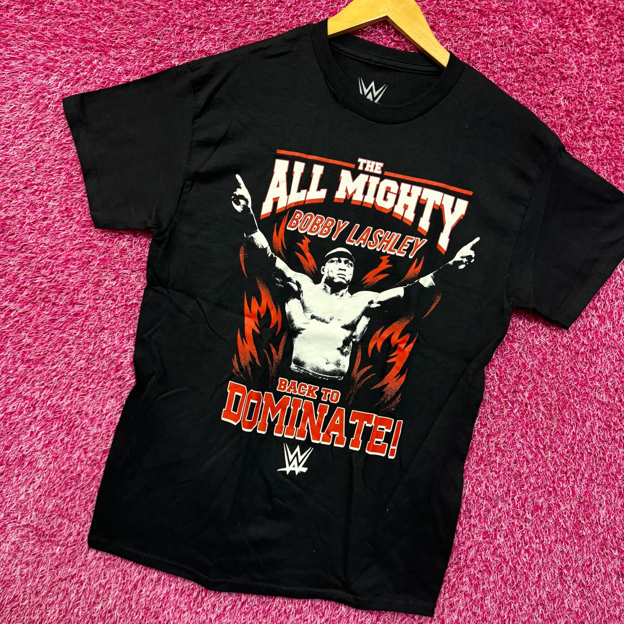 WWE The All Mighty Bobby Lashley Back 2 Dominate WWE Promo Tee M Size US M / EU 48-50 / 2 - 3 Thumbnail