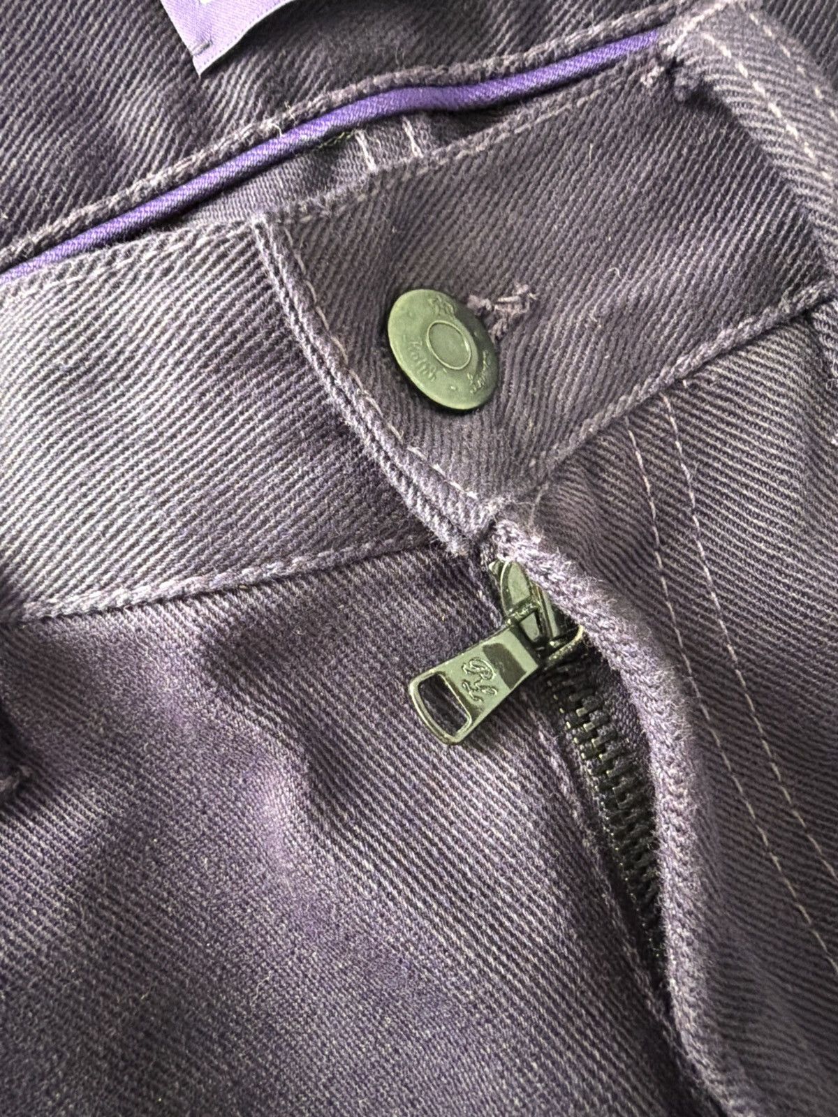 Ralph Lauren Purple Label Ralph Lauren Purple Label Purple Denim Jeans Size US 32 / EU 48 - 7 Thumbnail