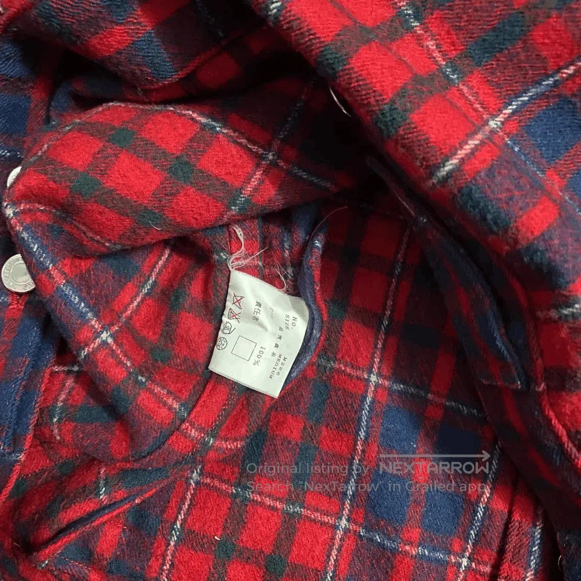 Undercover Undercover 02AW Undercoverism Red & Blue Plaid Jacket. Size US M / EU 48-50 / 2 - 3 Thumbnail