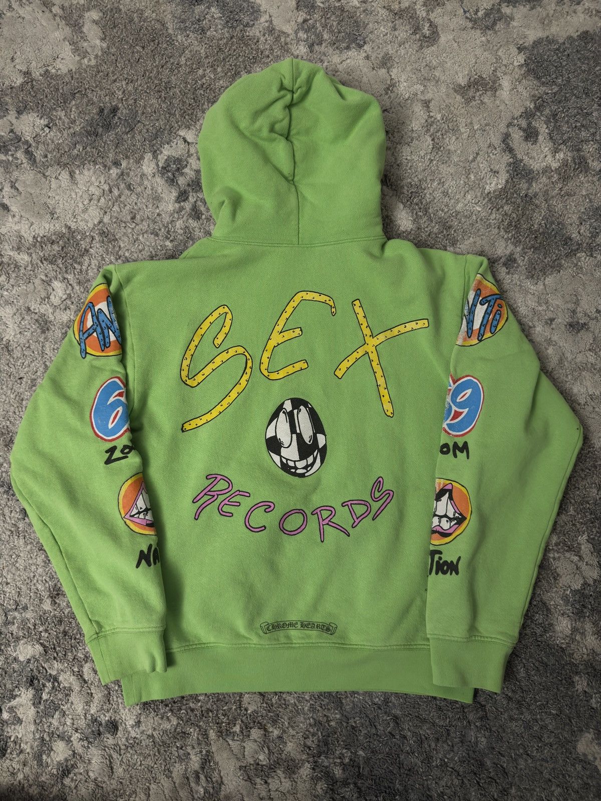 CHH Chrome Heart Hoodie Chrome Hearts Sex Records hooded sweater