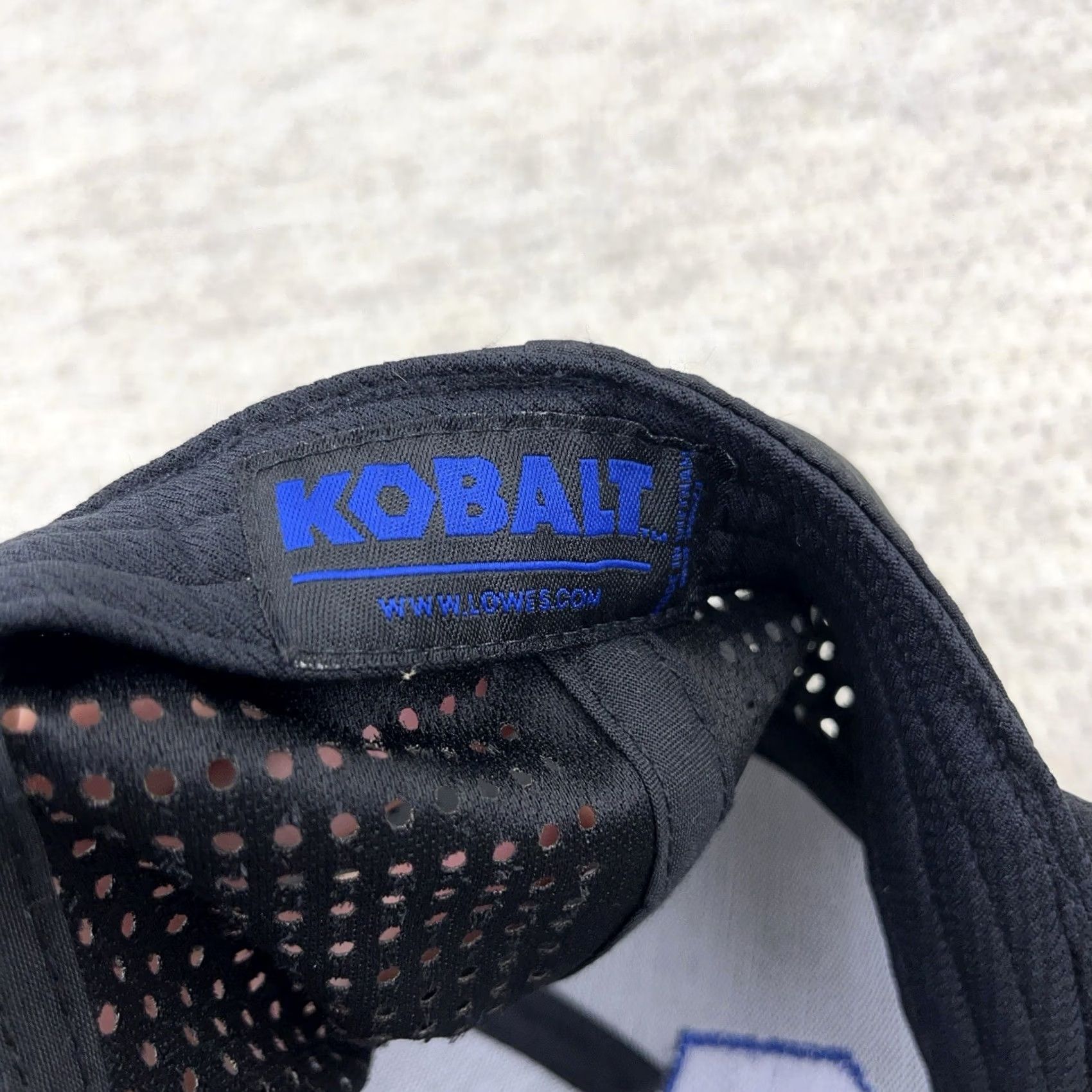 Vintage Kobalt Hat Cap Snapback Black Blue Logo Performance Work Wear Adult Mens Size ONE SIZE - 6 Thumbnail