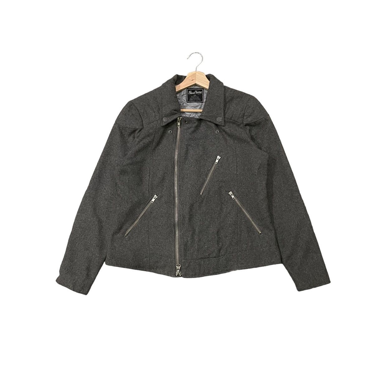 Final Home Vintage Final Home Issey Miyake Wool Double Collar Jacket Size US M / EU 48-50 / 2 - 17 Thumbnail