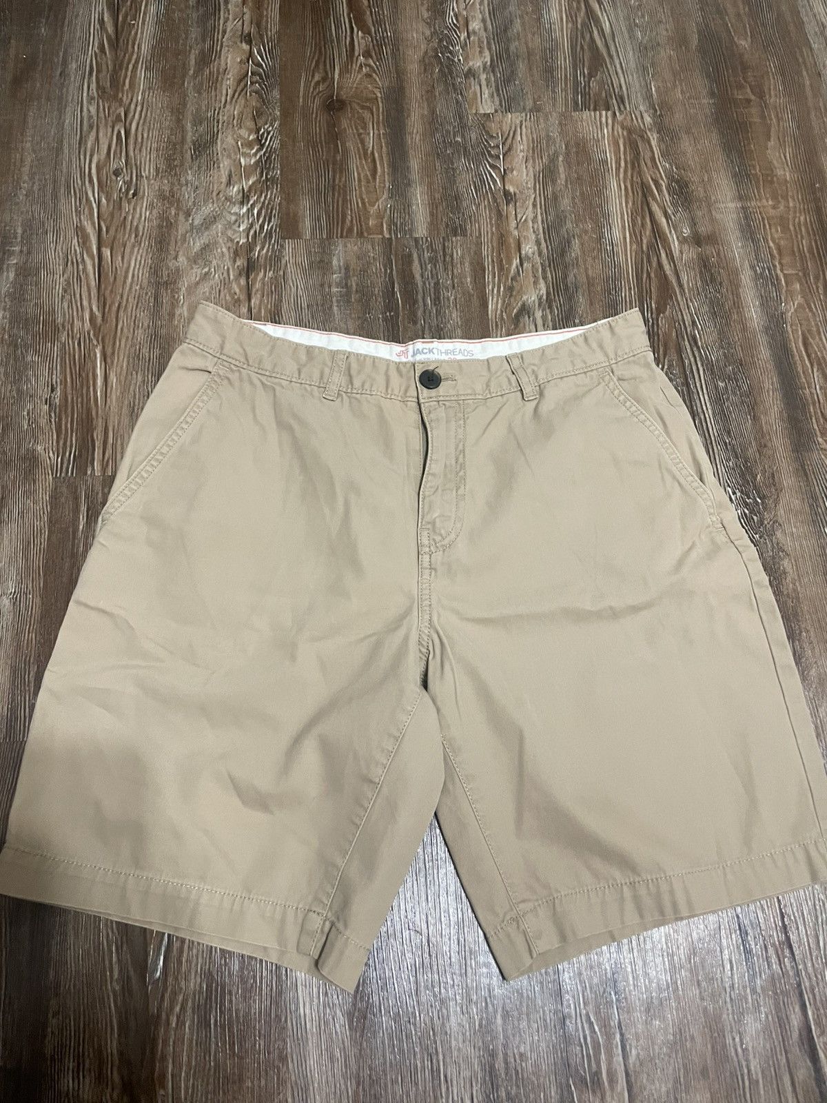 JackThreads JACK THREADS Walk Walking Chino Shorts 4-Pocket Waist tan Size US 30 / EU 46 - 1 Thumbnail