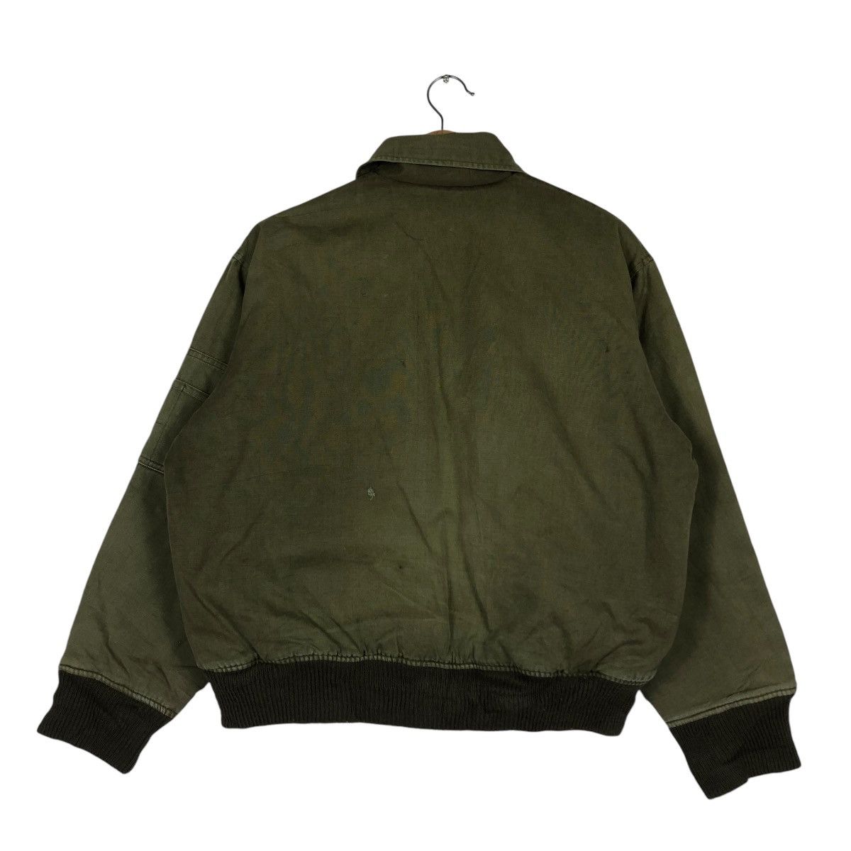 Japanese Brand 🔥VINTAGE BIKER BOMBER JACKET BIG POCKETS SPOKEMAN Size US M / EU 48-50 / 2 - 10 Thumbnail