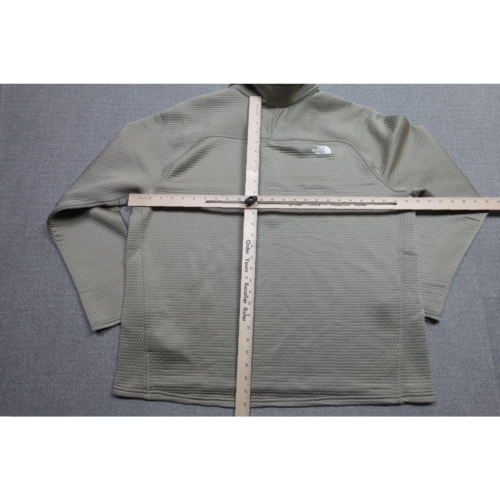 The North Face The North Face DotKnit Quarter Zip Mens 2XL Gray Pullover Fleece Sweater Soft Shirt Size US XXL / EU 58 / 5 - 6 Thumbnail