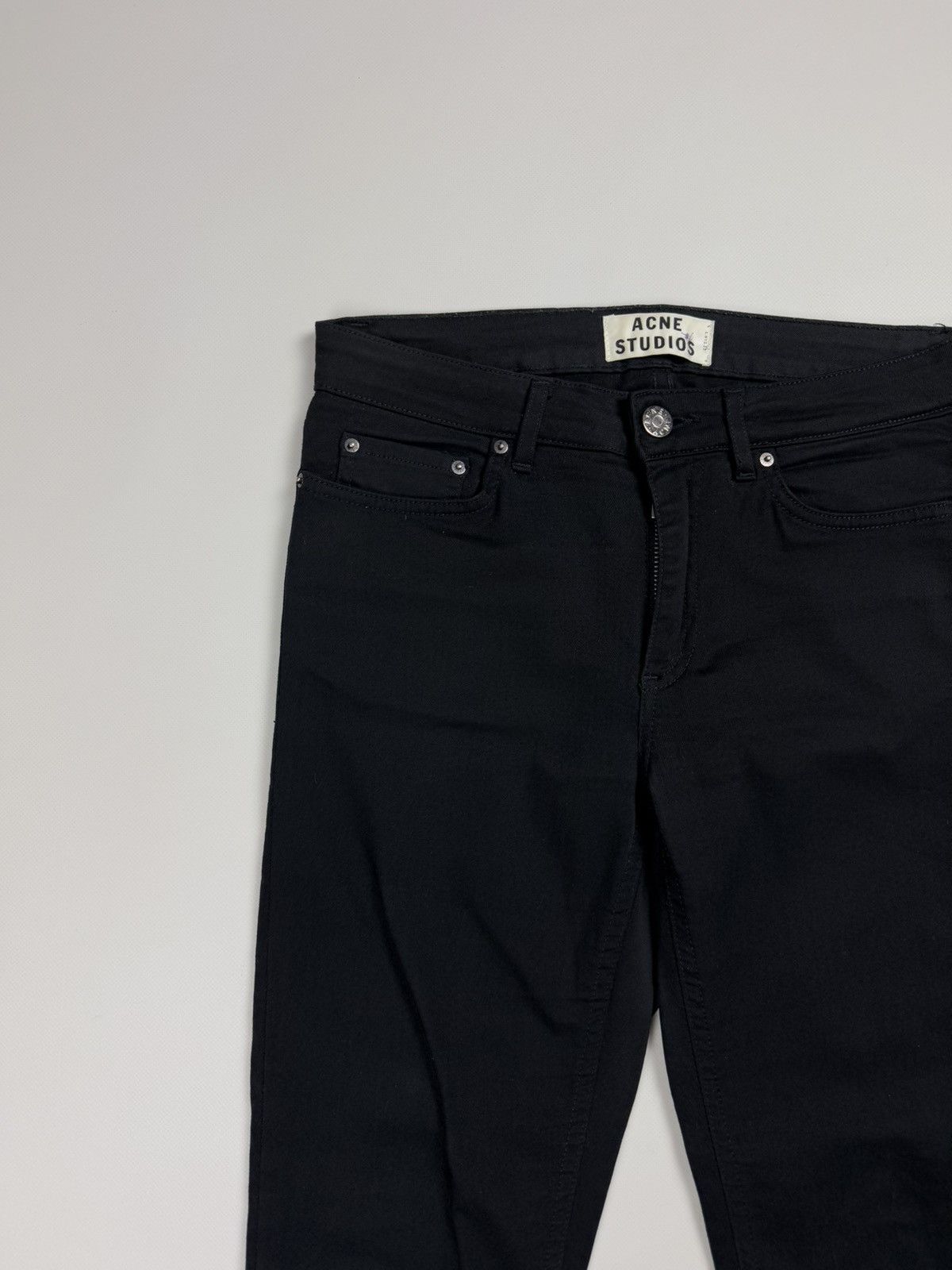 Acne Studios Acne Studios Skin 5 Lacey Black Ladies Skinny Denim Jeans Size 28" / US 6 / IT 42 - 8 Thumbnail