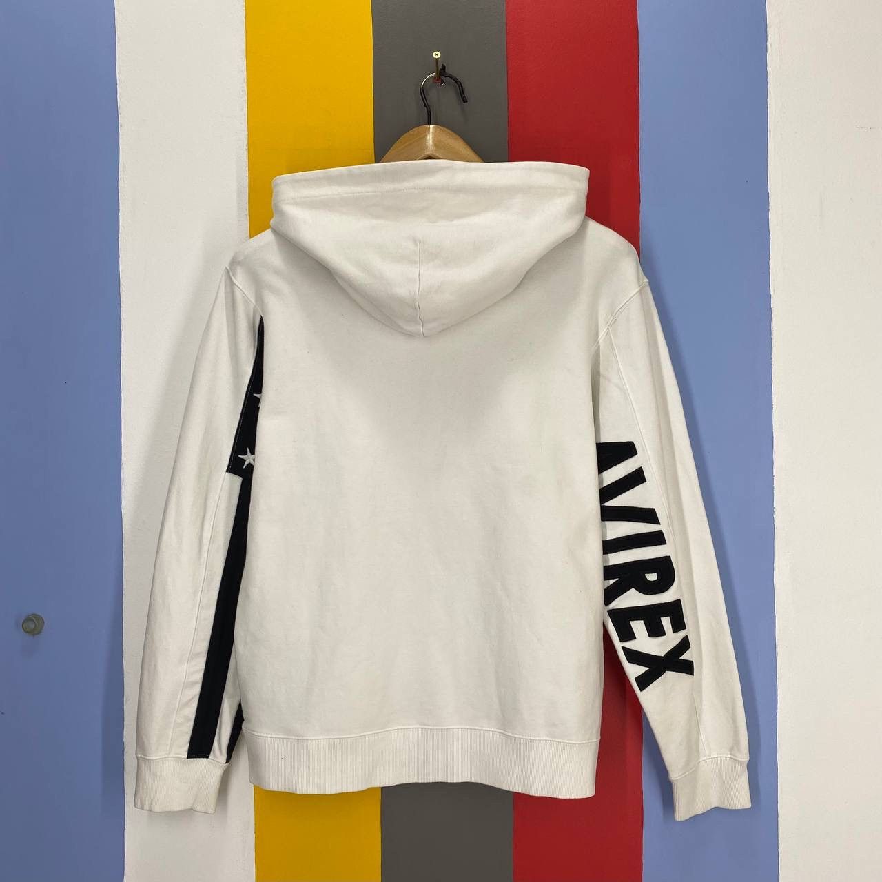 Avirex AVIREX Hoodie Pullover Sleeve Logo #2182/20 Size US S / EU 44-46 / 1 - 1 Thumbnail