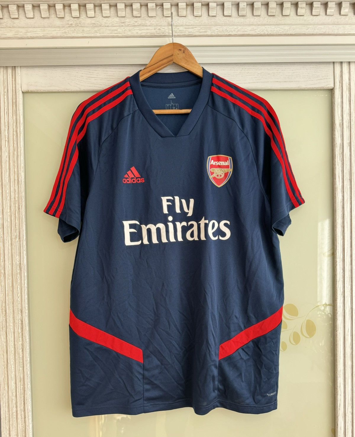 Adidas Arsenal 2019-2020 Soccer Jersey Football Kit Shirt Size US L / EU 52-54 / 3 - 1 Thumbnail