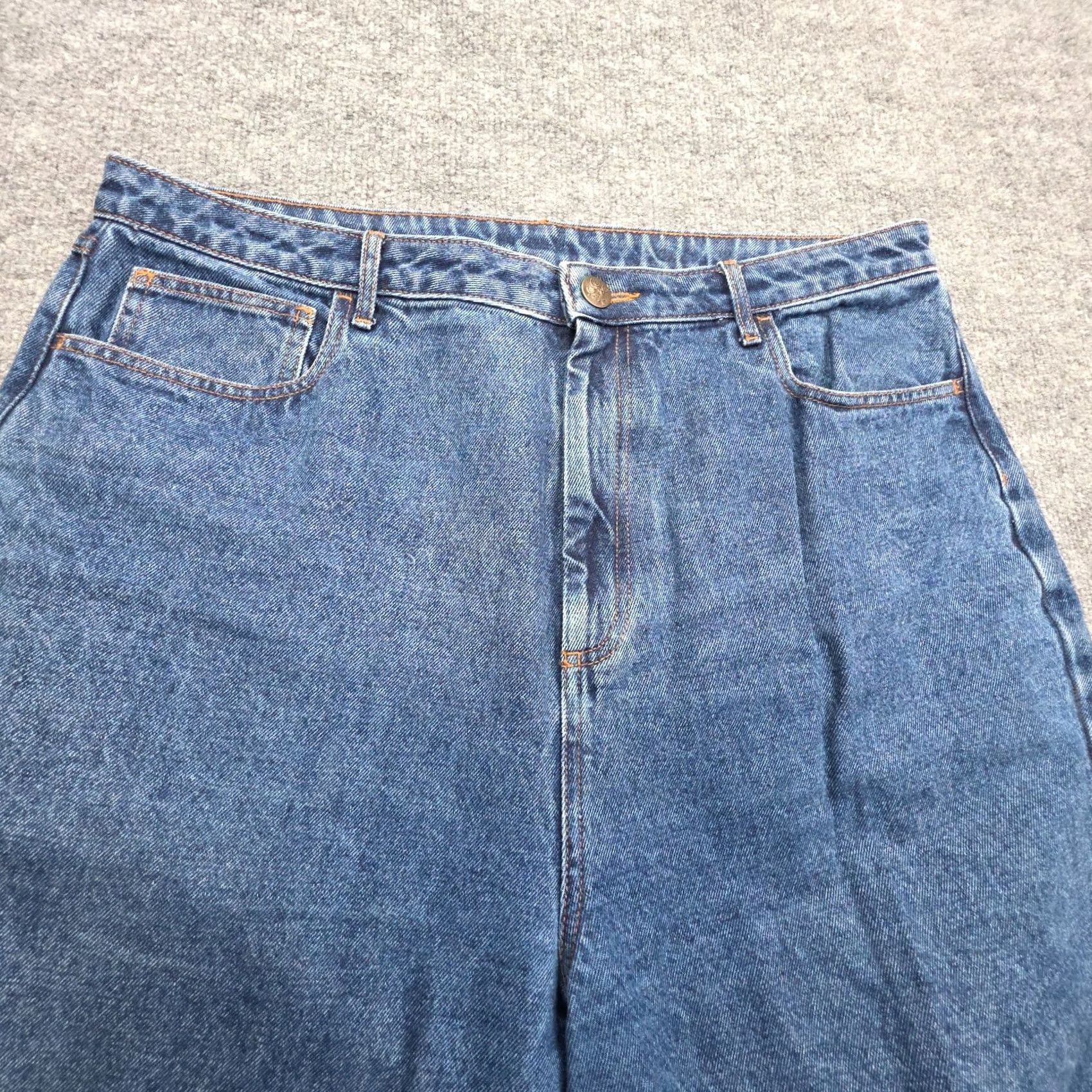 Vintage Lucy and Yak Jeans Womens W36 / L Blue Denim Tapered Relaxed High Rise Jeans Size 25" / US 0 / IT 36 - 5 Thumbnail