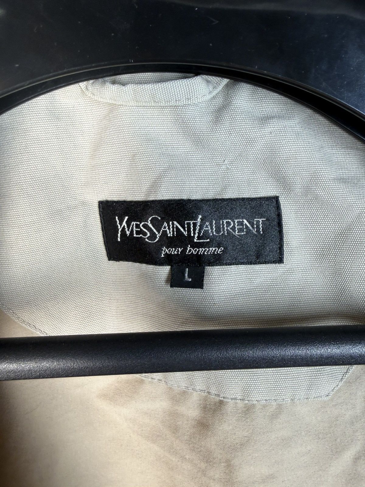Yves Saint Laurent Beige YSL Jacket Parka Autumn Hooded Size US L / EU 52-54 / 3 - 4 Thumbnail