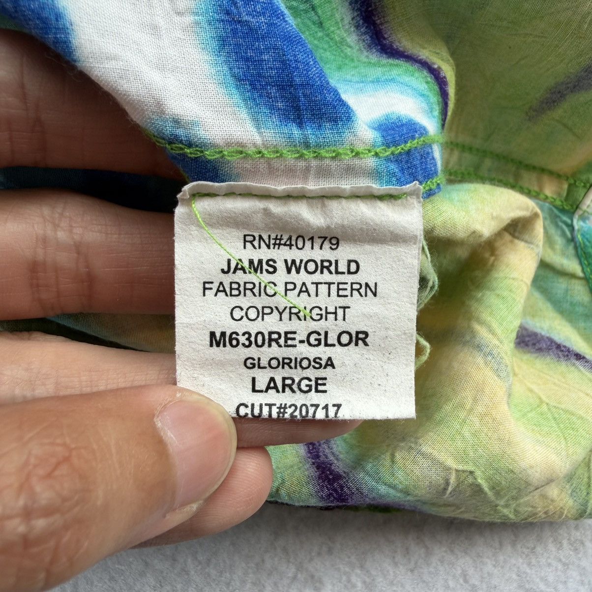 Jams World 1990s Jams World Gloriosa Printed Aloha Shirt Size US L / EU 52-54 / 3 - 9 Thumbnail