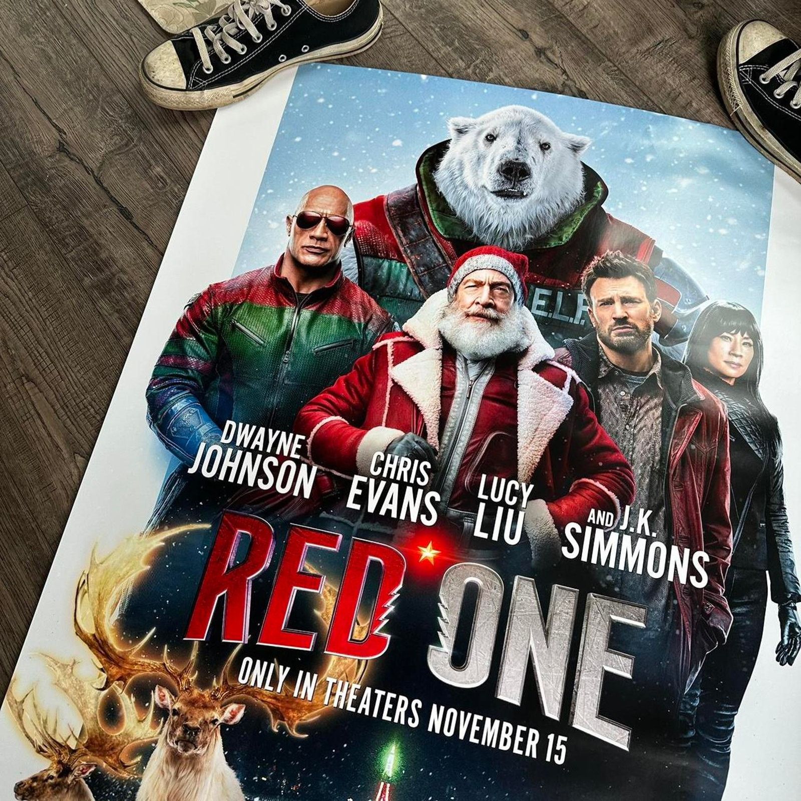 Other Red One Christmas Original 27x40 Movie Poster (2024) Size ONE SIZE - 4 Thumbnail