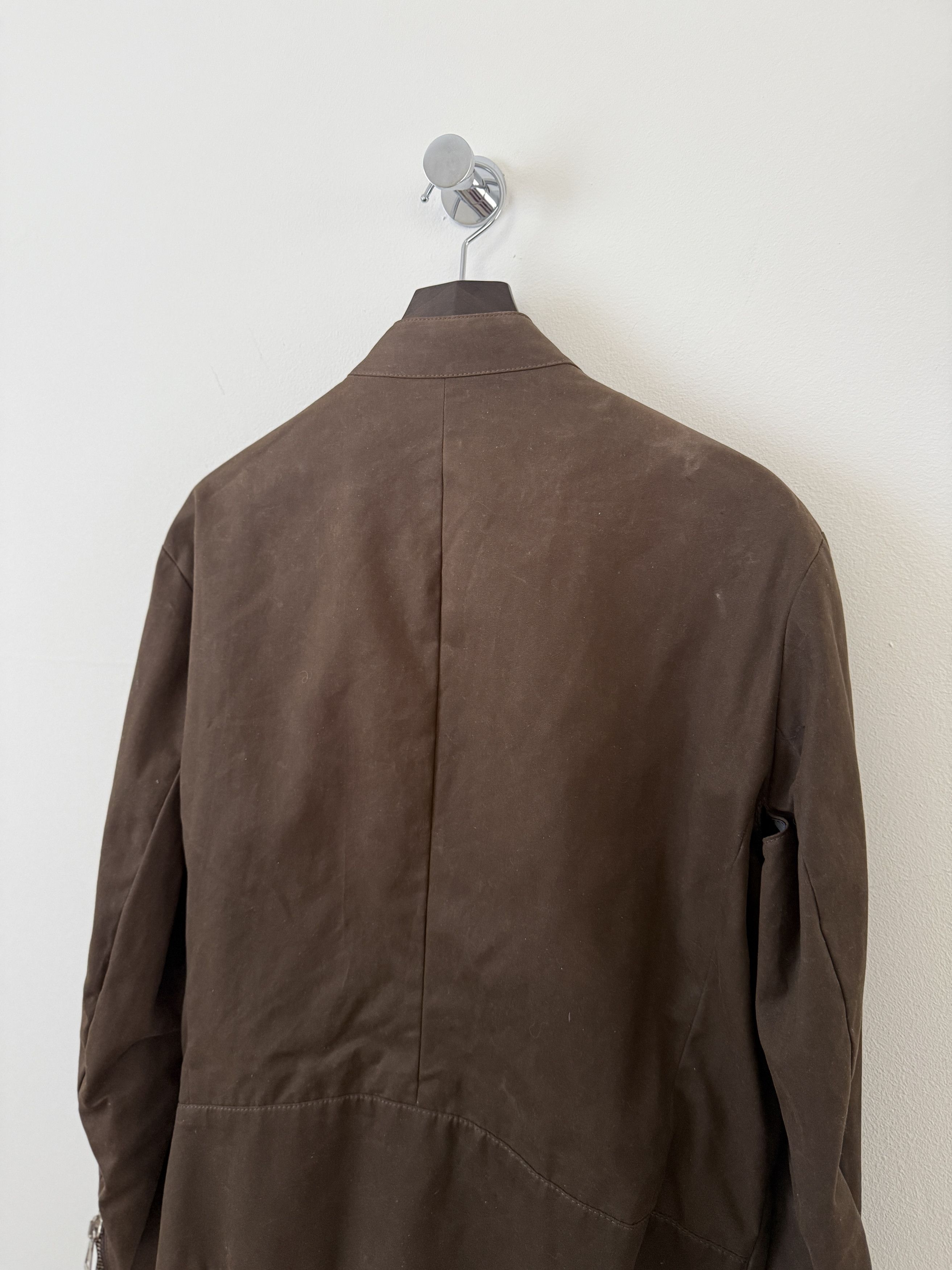Maison Margiela 2003 Waxed 5 Zip Moto Jacket Size US M / EU 48-50 / 2 - 11 Thumbnail