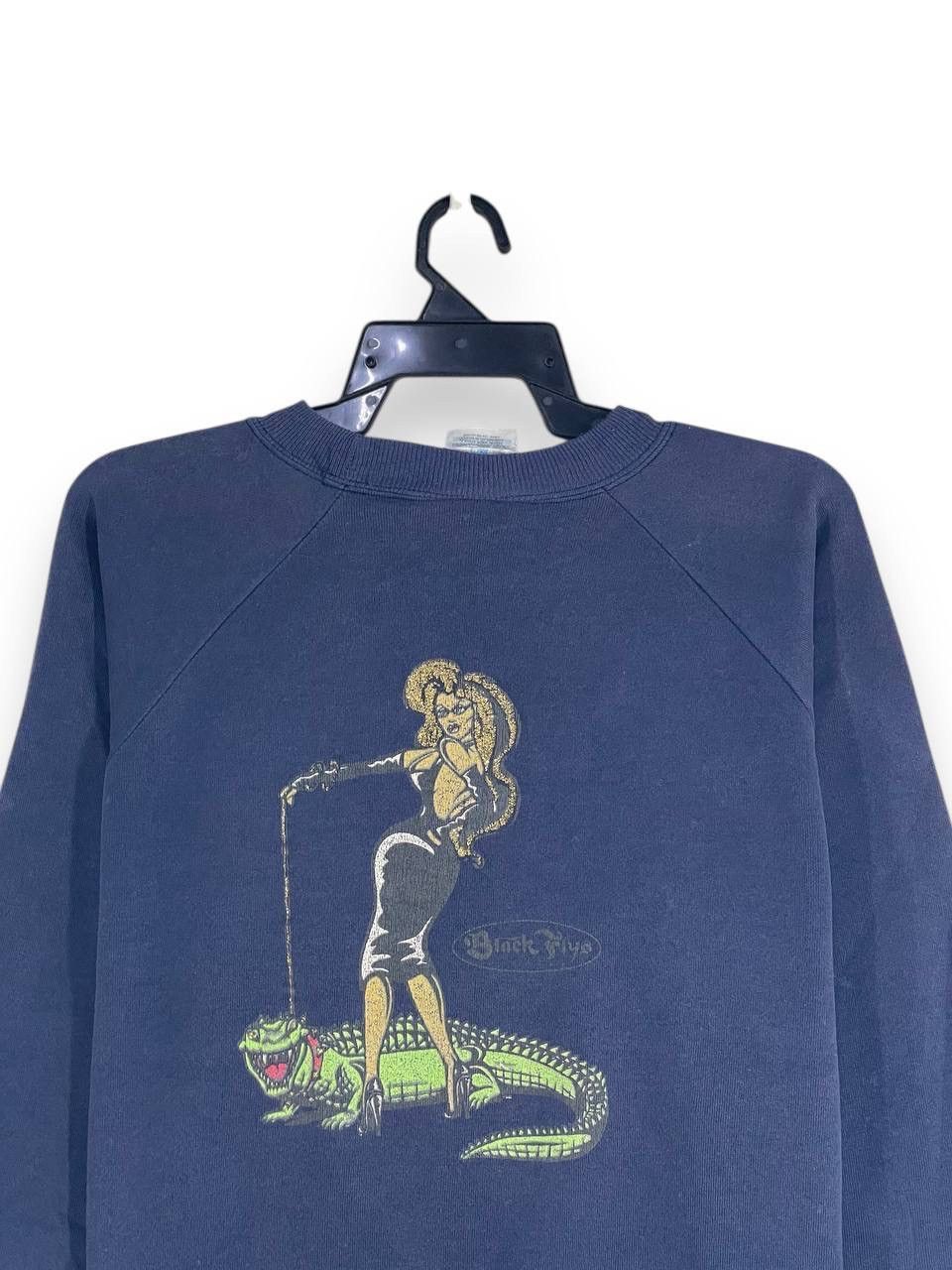 Other 90s black flys skateboard skate brand sweatshirt size L Size US L / EU 52-54 / 3 - 4 Thumbnail