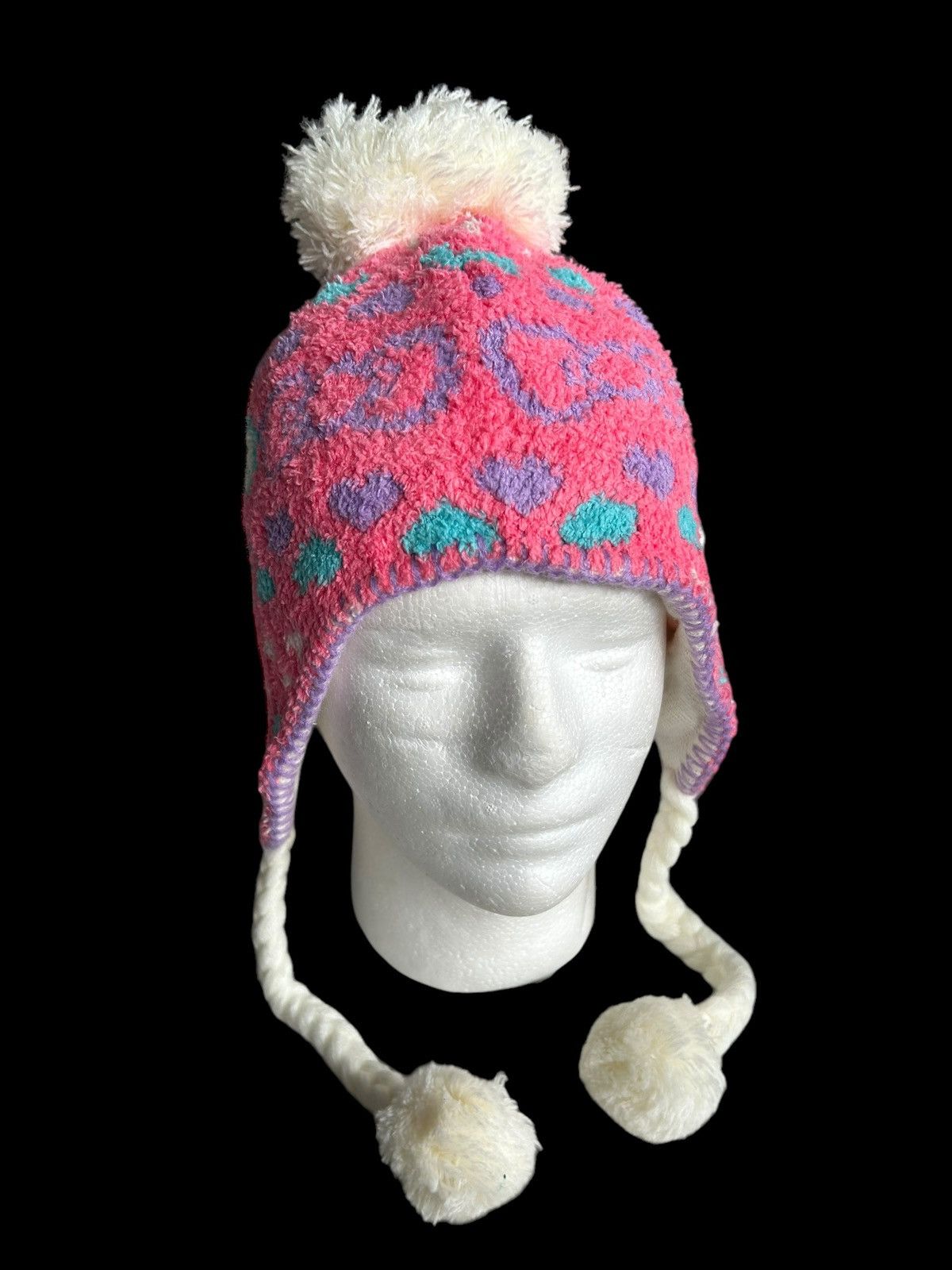 Anime × Japanese Brand Vtg Hello Kitty Beanie Hats Size ONE SIZE - 3 Thumbnail